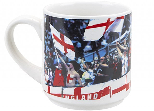 View Jumbo White Stoneware England Mug information