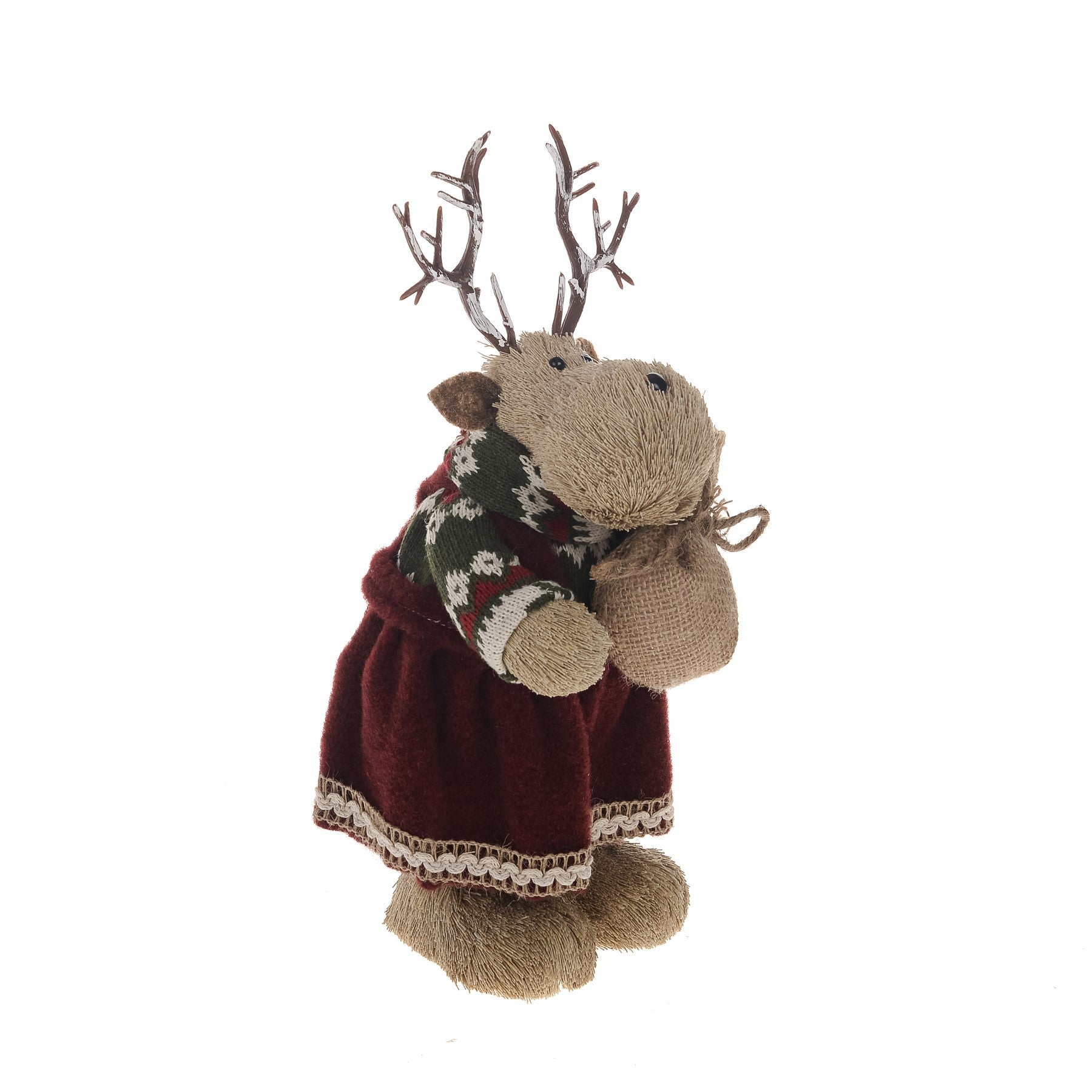 View Christmas Mrs Moose Figure 32cm information