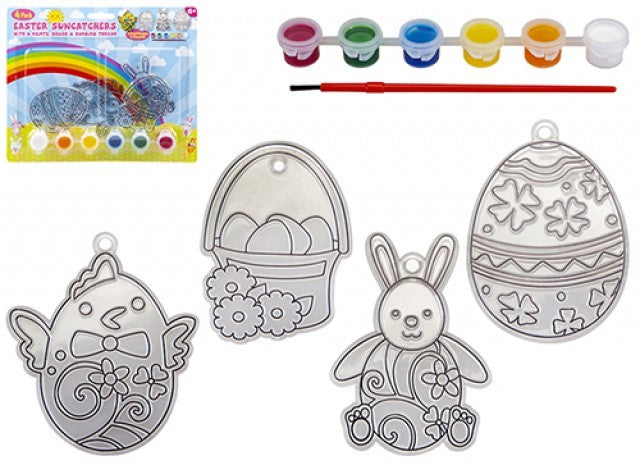 View Pack of 4 Easter Suncatchers DIY information