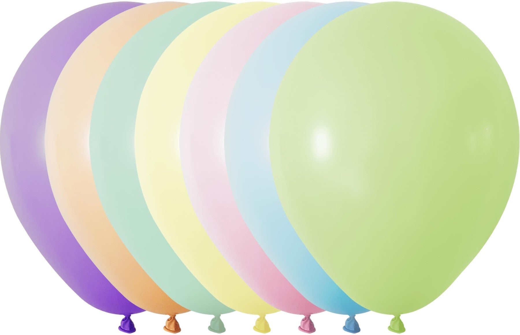 View Assorted Latex Balloons Macaron Colours 12 inch Pk 100 information