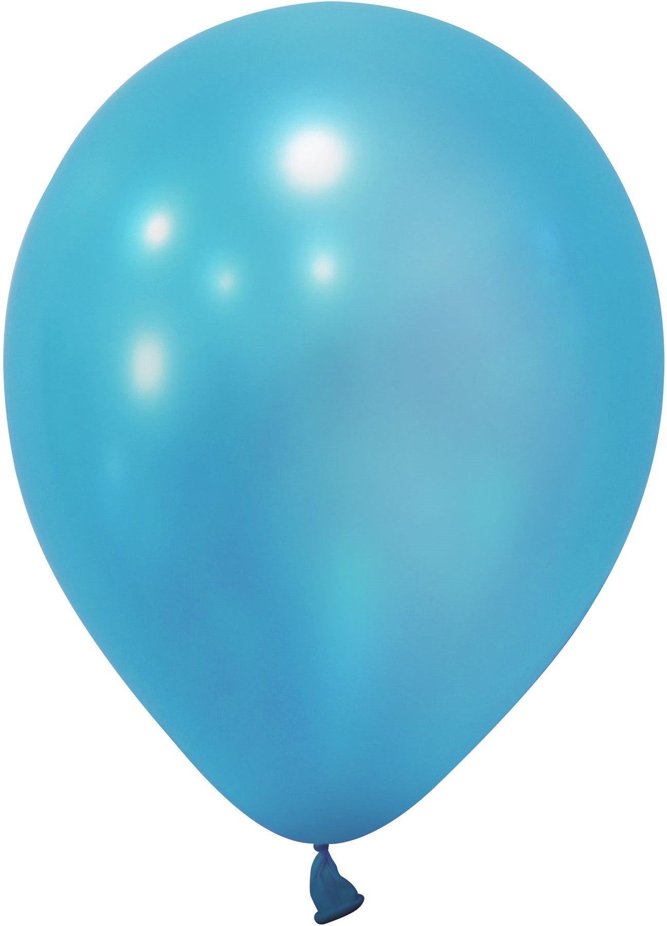 View Light Blue Metallic Latex Balloon 12 inch Pk 100 information