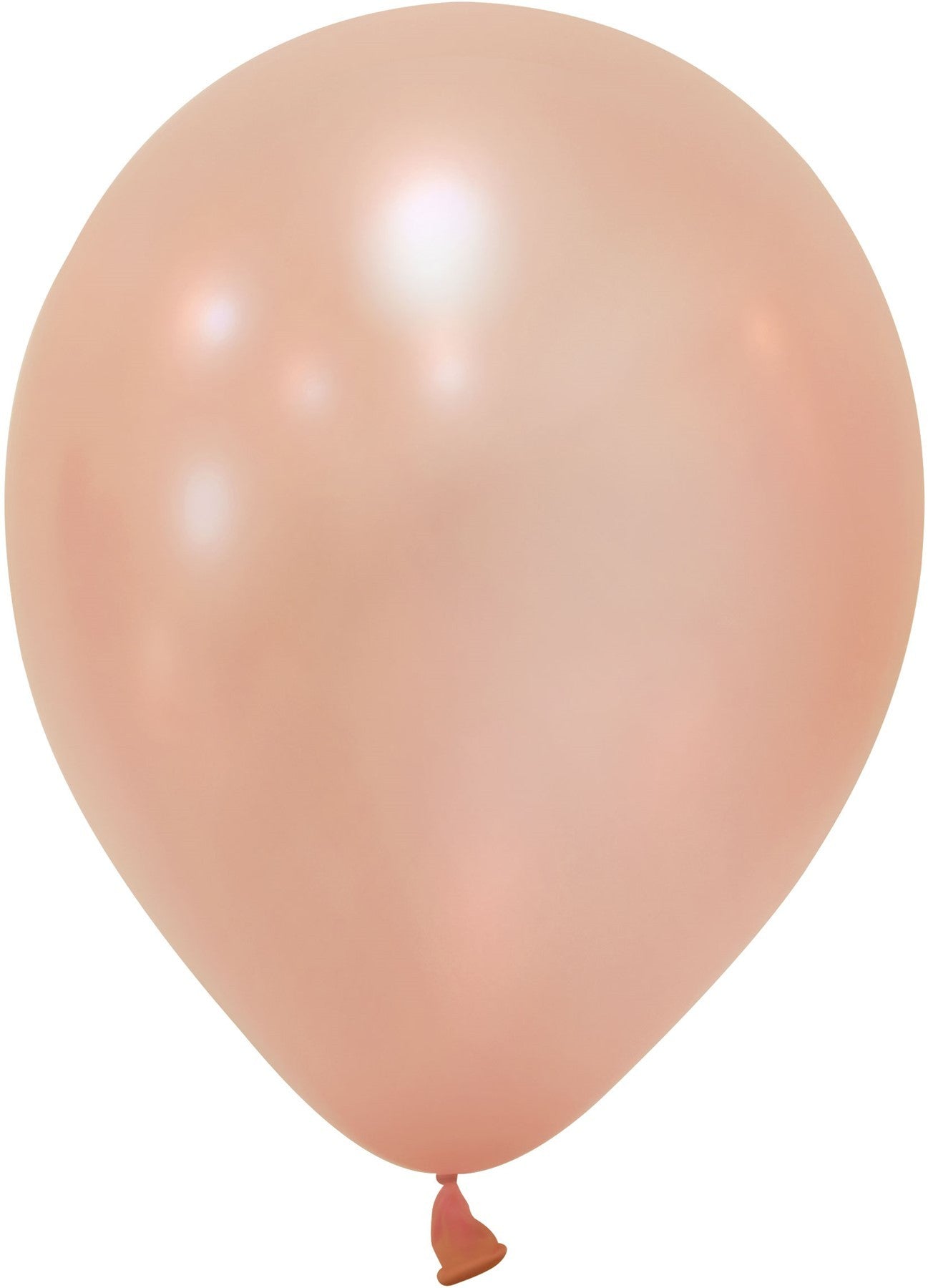 View Rose Gold Metallic Latex Balloon 12 inch Pk 100 information