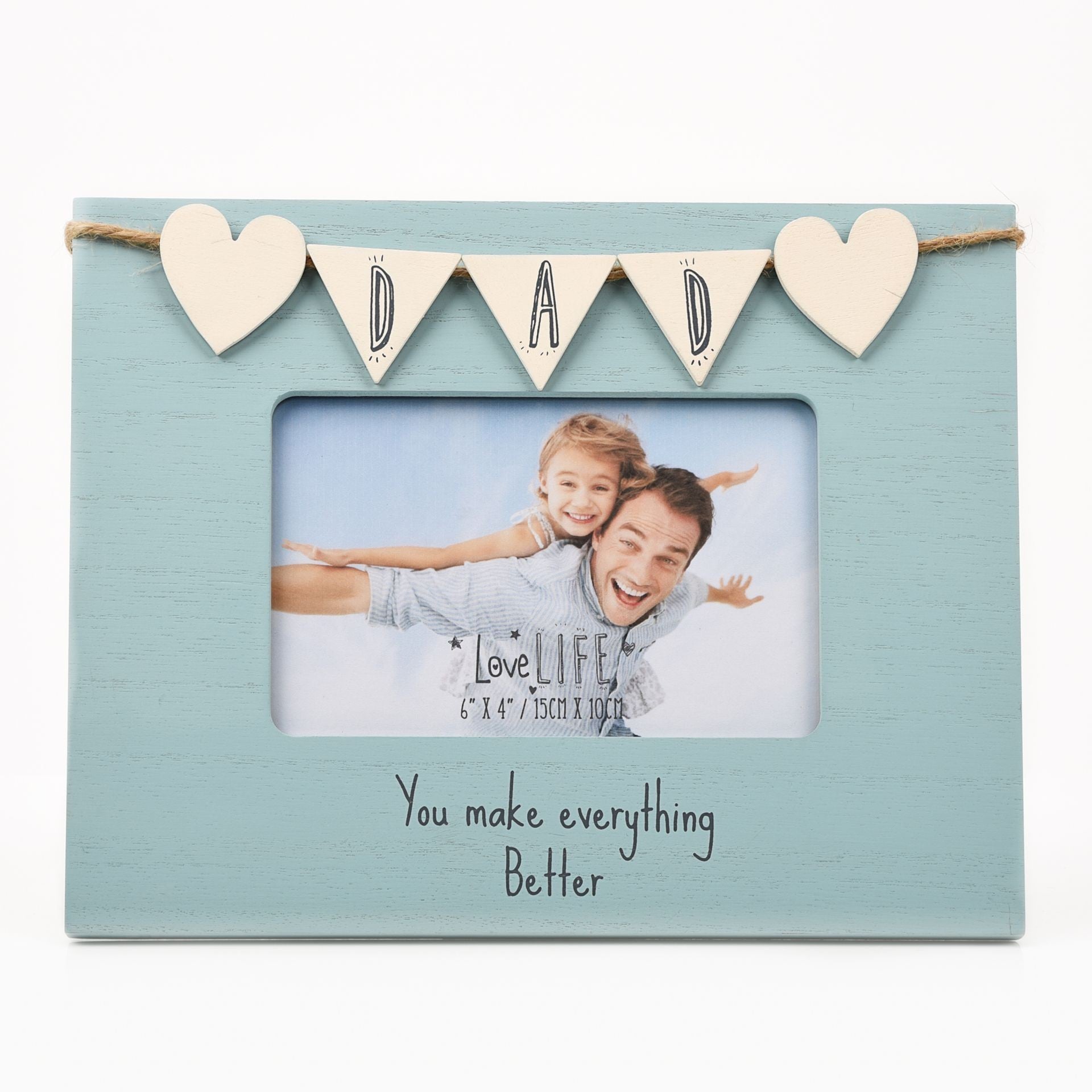 View Dad Photo Frame with bunting information