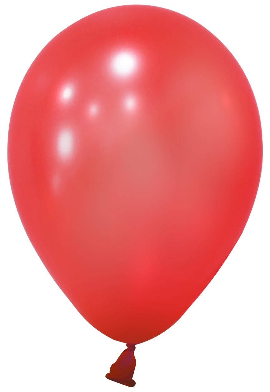 View Red Metallic Latex Balloon 5 inch Pk 100 information