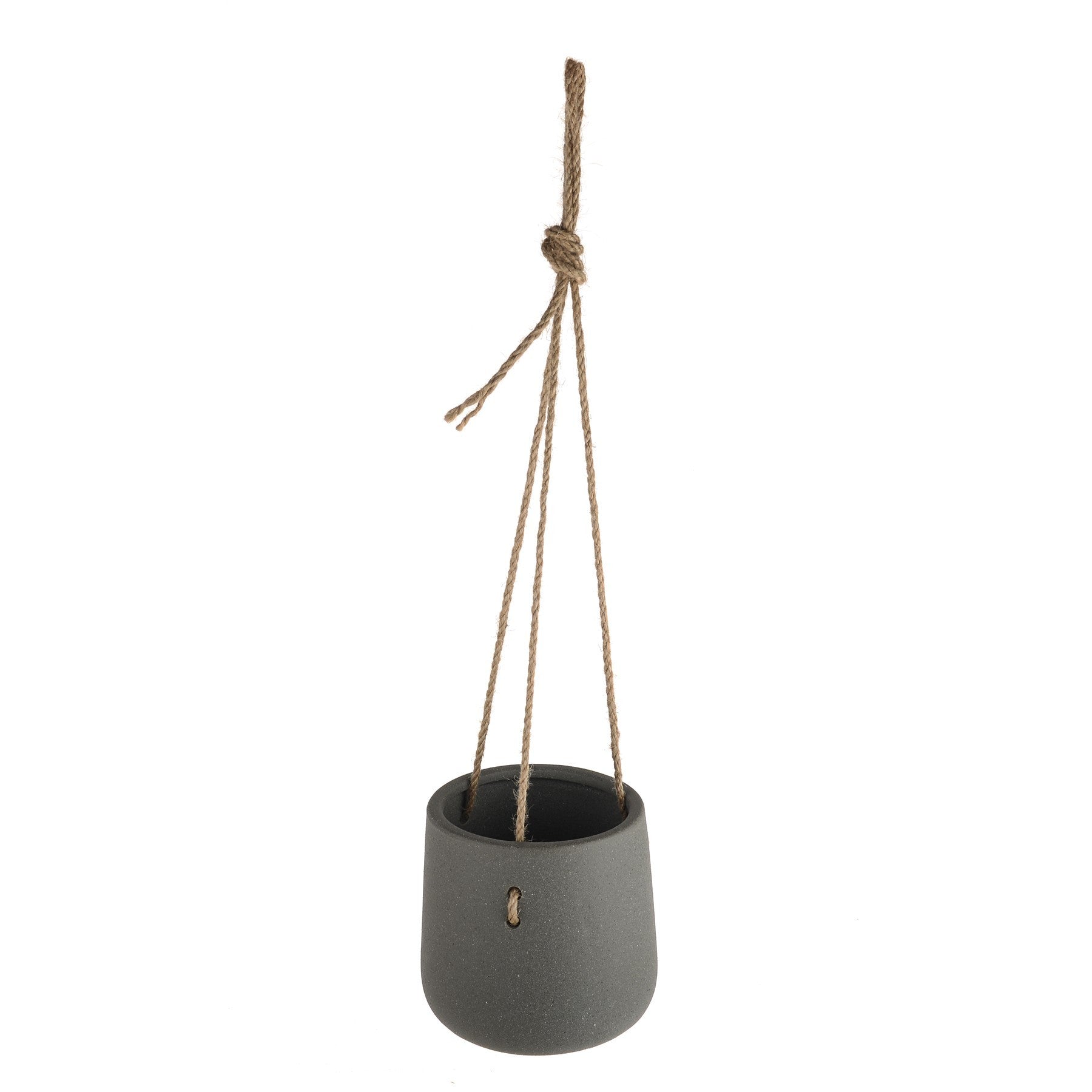 View Grey Ceramic Hanging Pot 13cm information