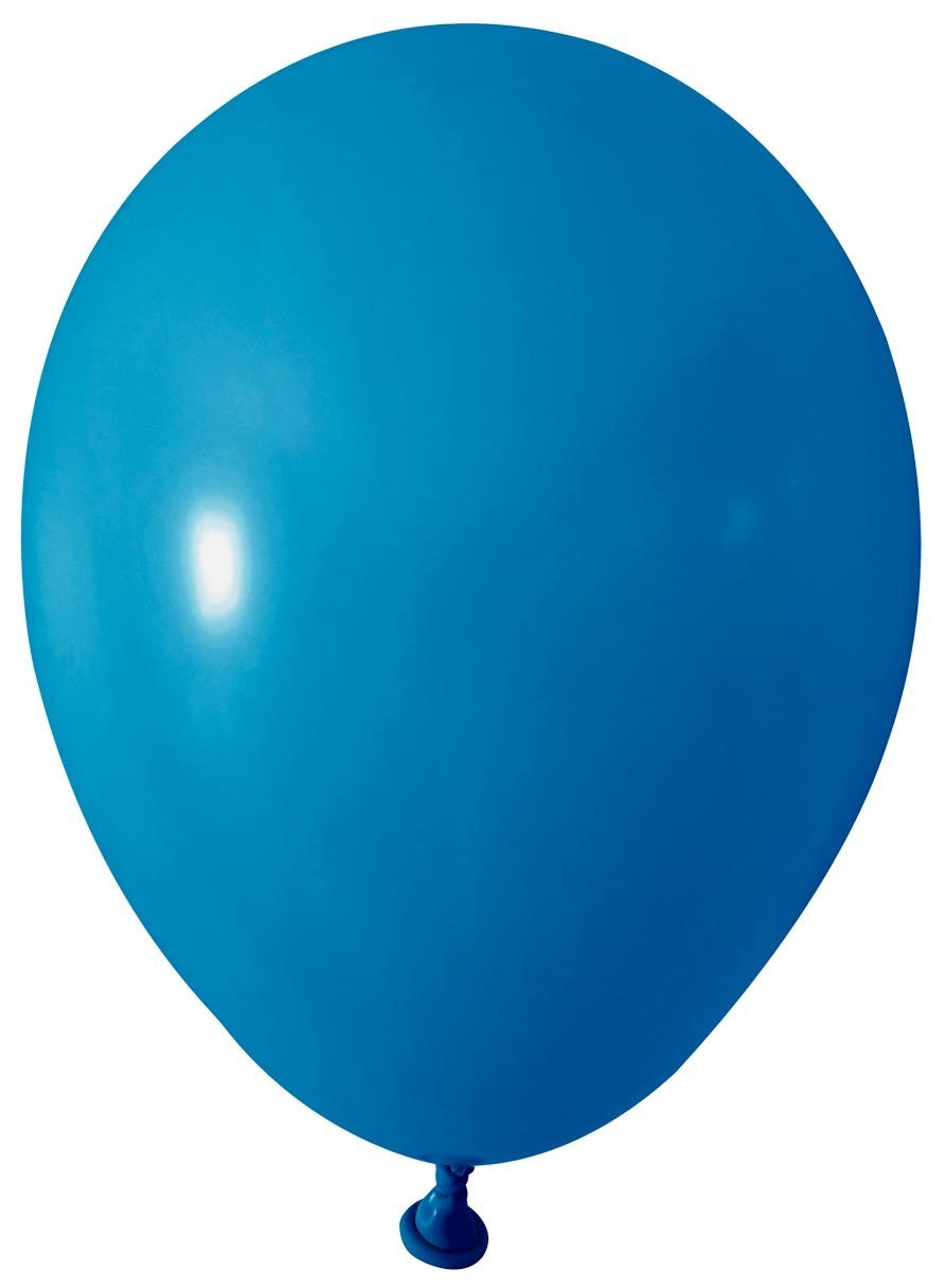 View Blue Round Shape Latex Balloon 5 inch Pk 100 information