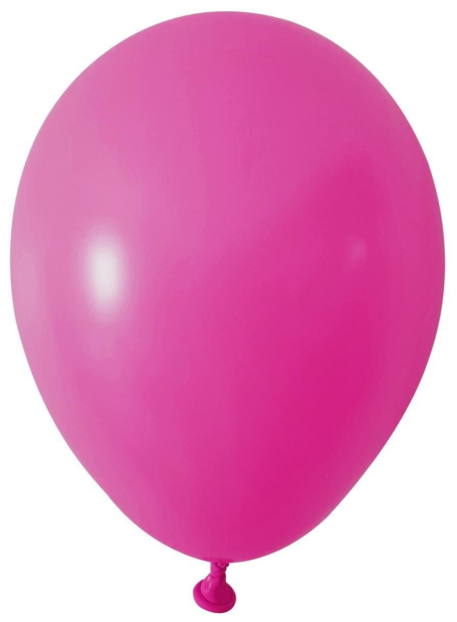 View Fuchsia Round Shape Latex Balloon 5 inch Pk 100 information