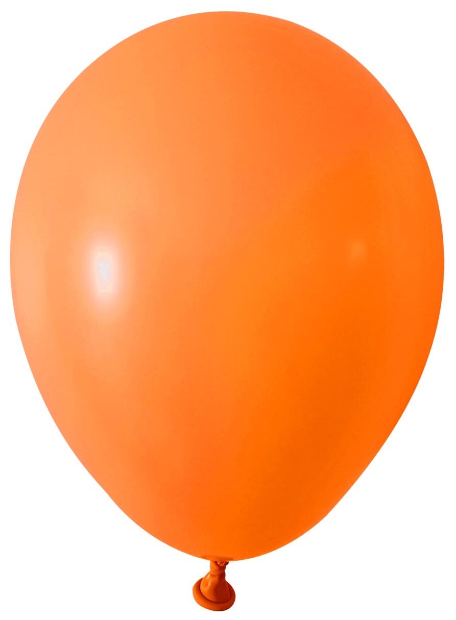 View Orange Round Shape Latex Balloon 5 inch Pk 100 information