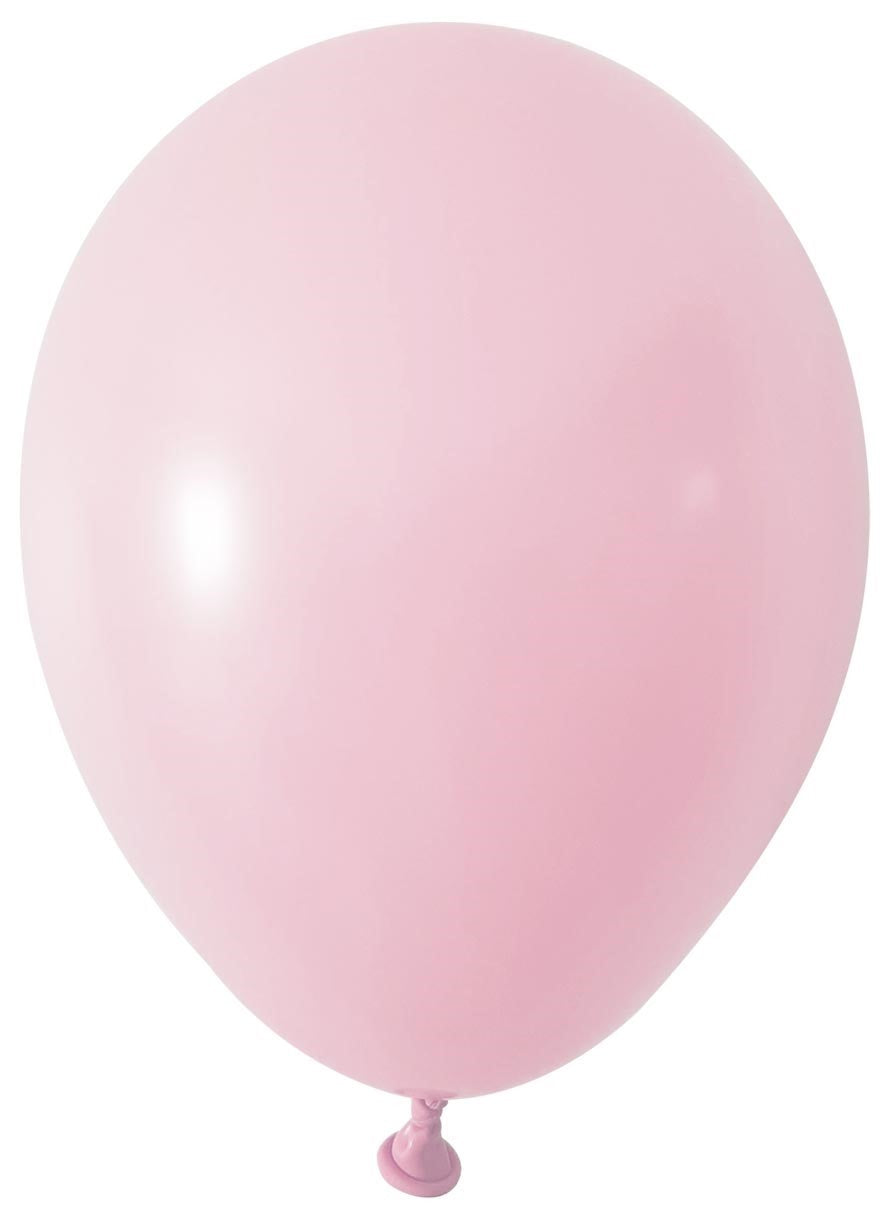 View Macaron Pink Round Shape Latex Balloon 5 inch Pk 100 information
