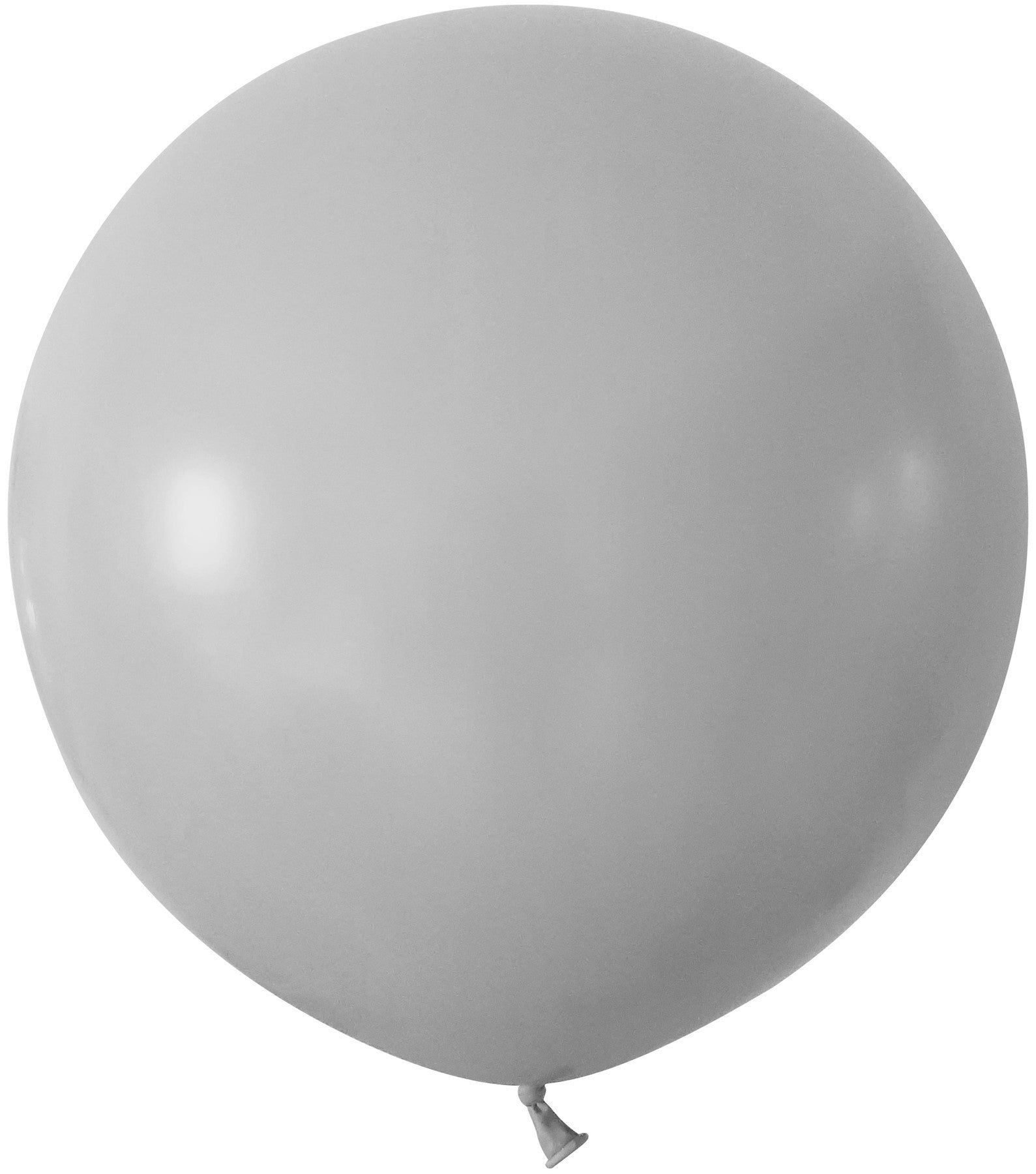 View Grey Jumbo Latex Balloon 24 inch Pk 3 information