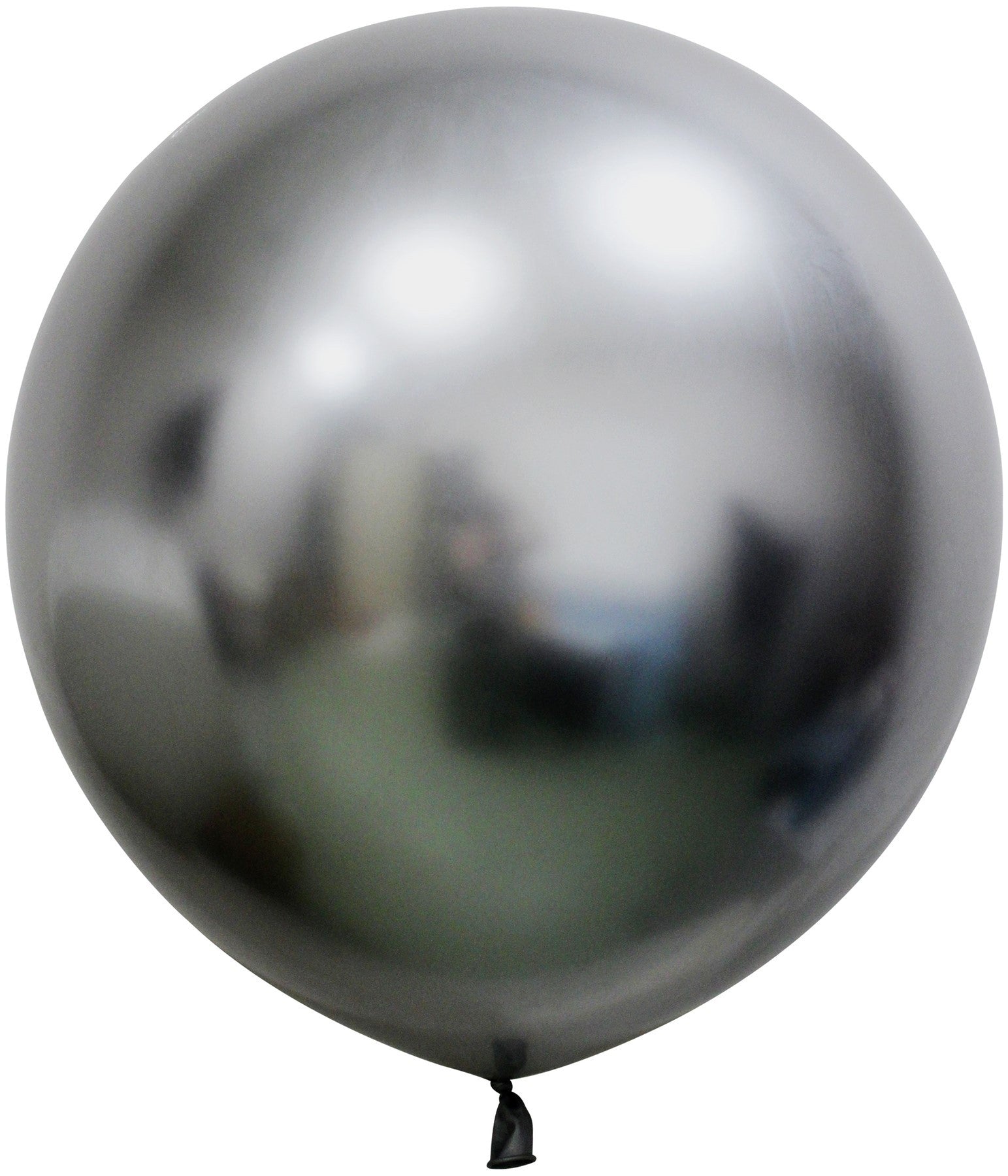View Space Grey Chrome Jumbo Latex Balloon 24 inch Pk 3 information
