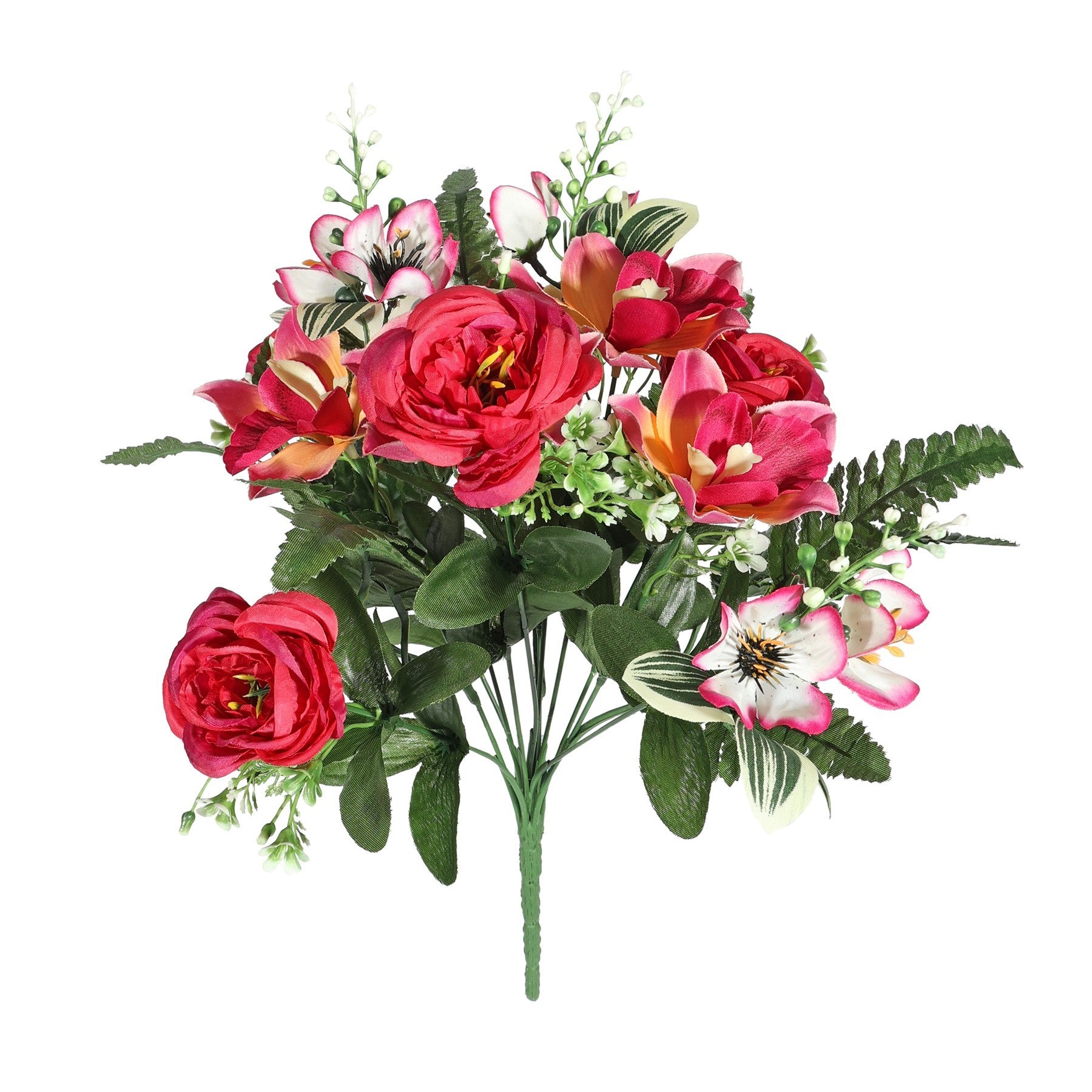 View Cerise Pembroke Orchid and Peony Mixed Posy information