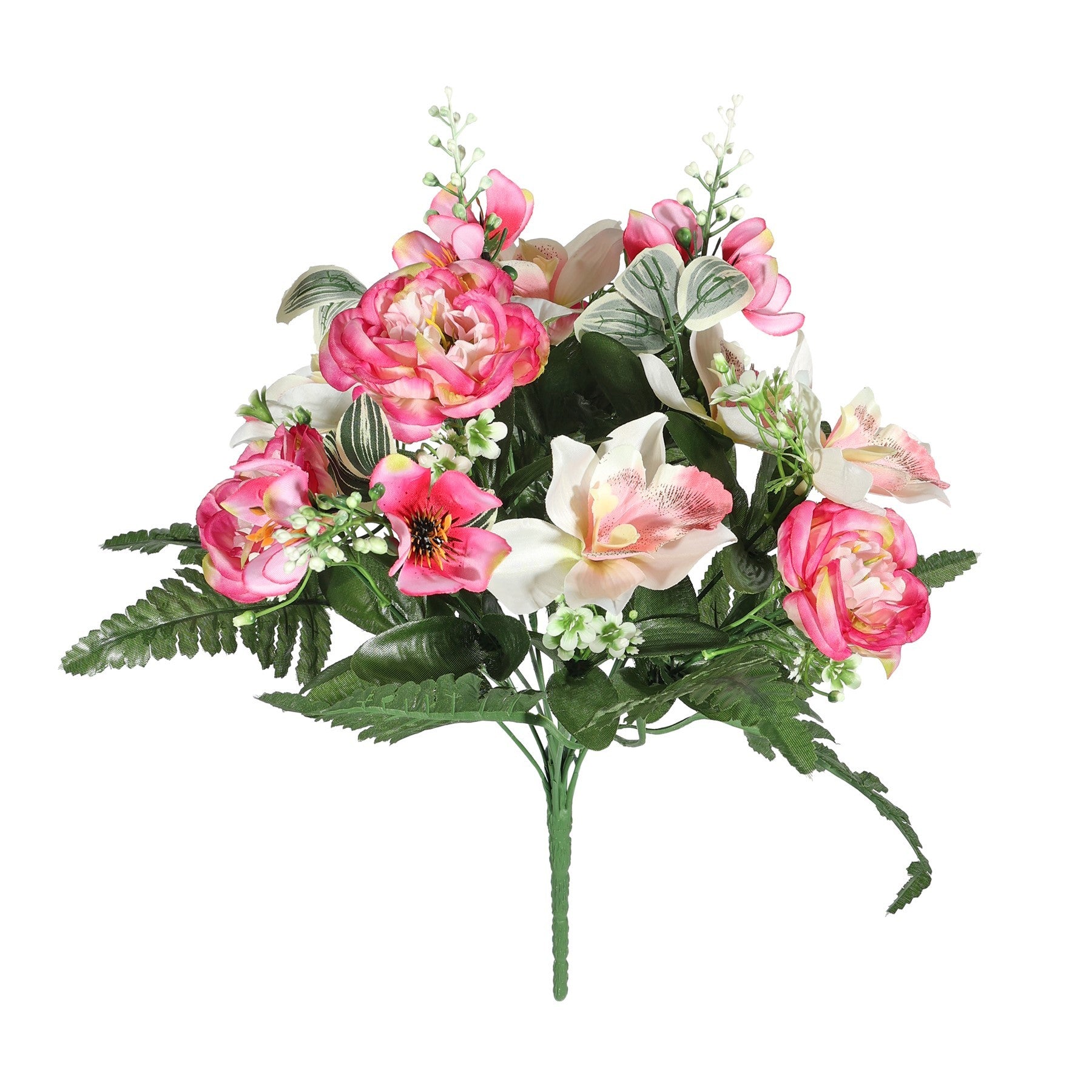 View Pink Pembroke Orchid and Peony Mixed Posy information