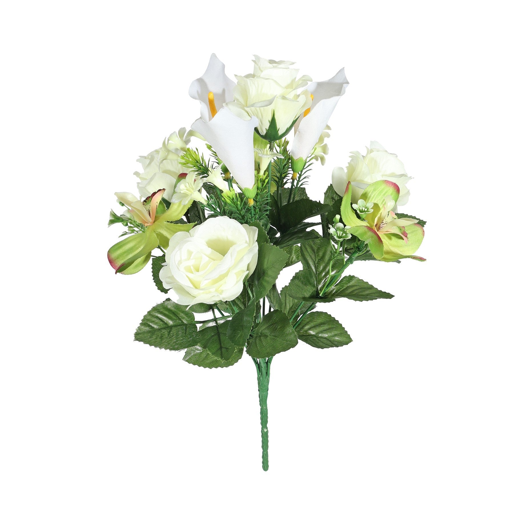 View Cream Pembroke Orchid and Rose Mixed Posy information