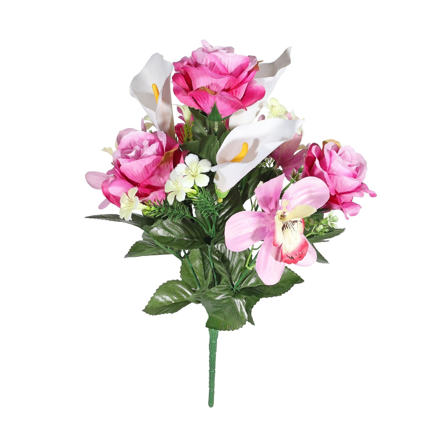 View Pembroke Pink Orchid and Rose Mixed Bunch information
