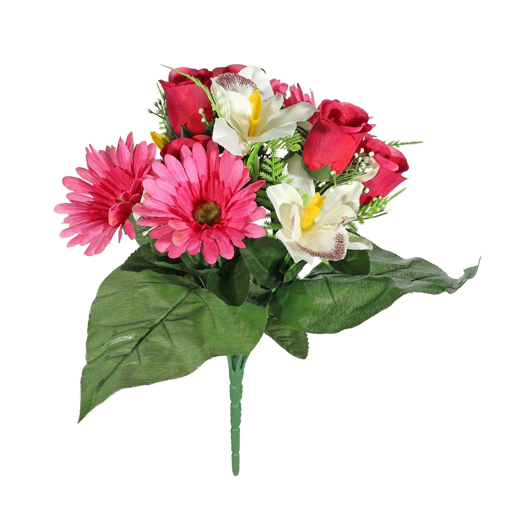 View Dark Pink Pembroke Gerbera and Orchid Mixed Bunch information