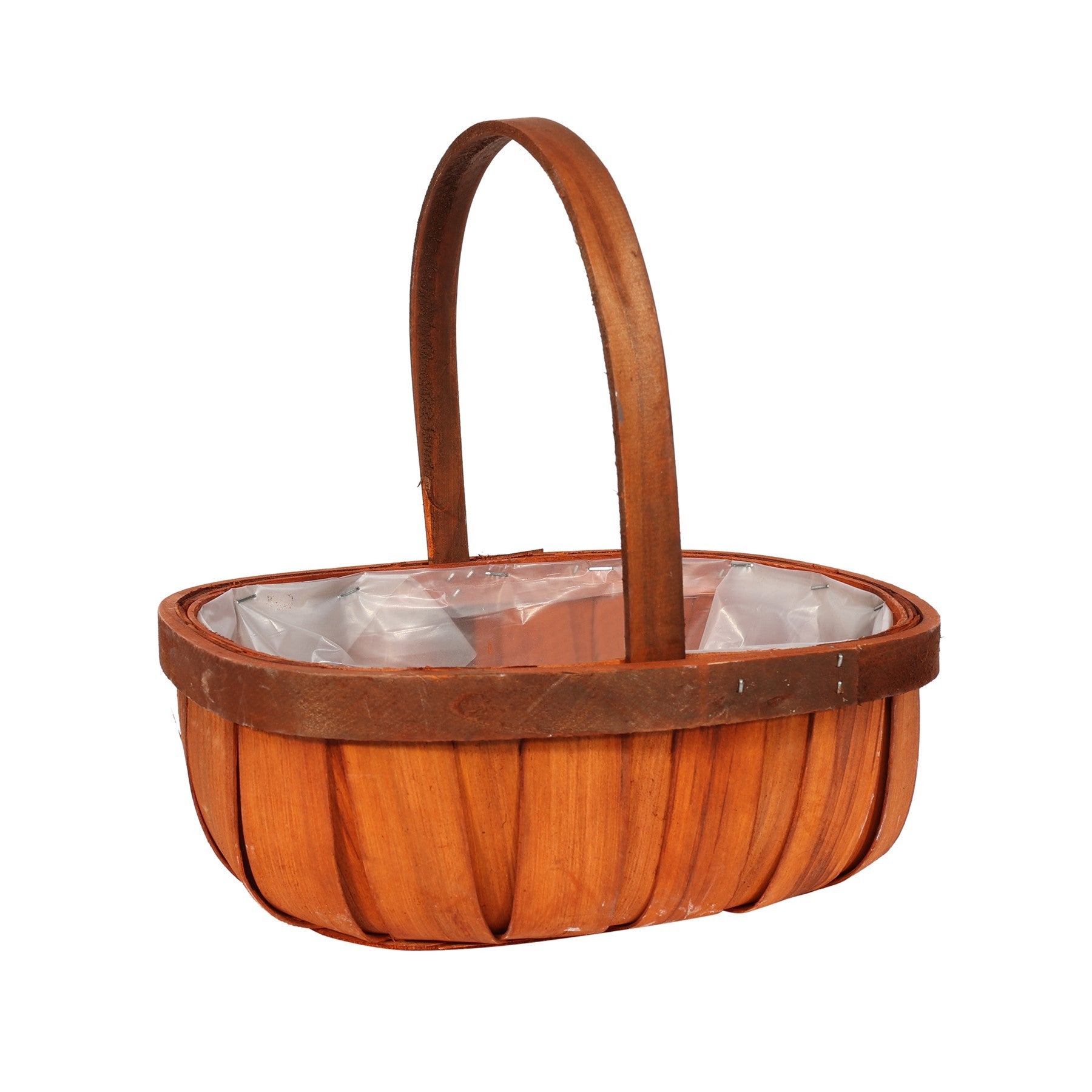 View Stained Softwood Trug Basket 255cm information