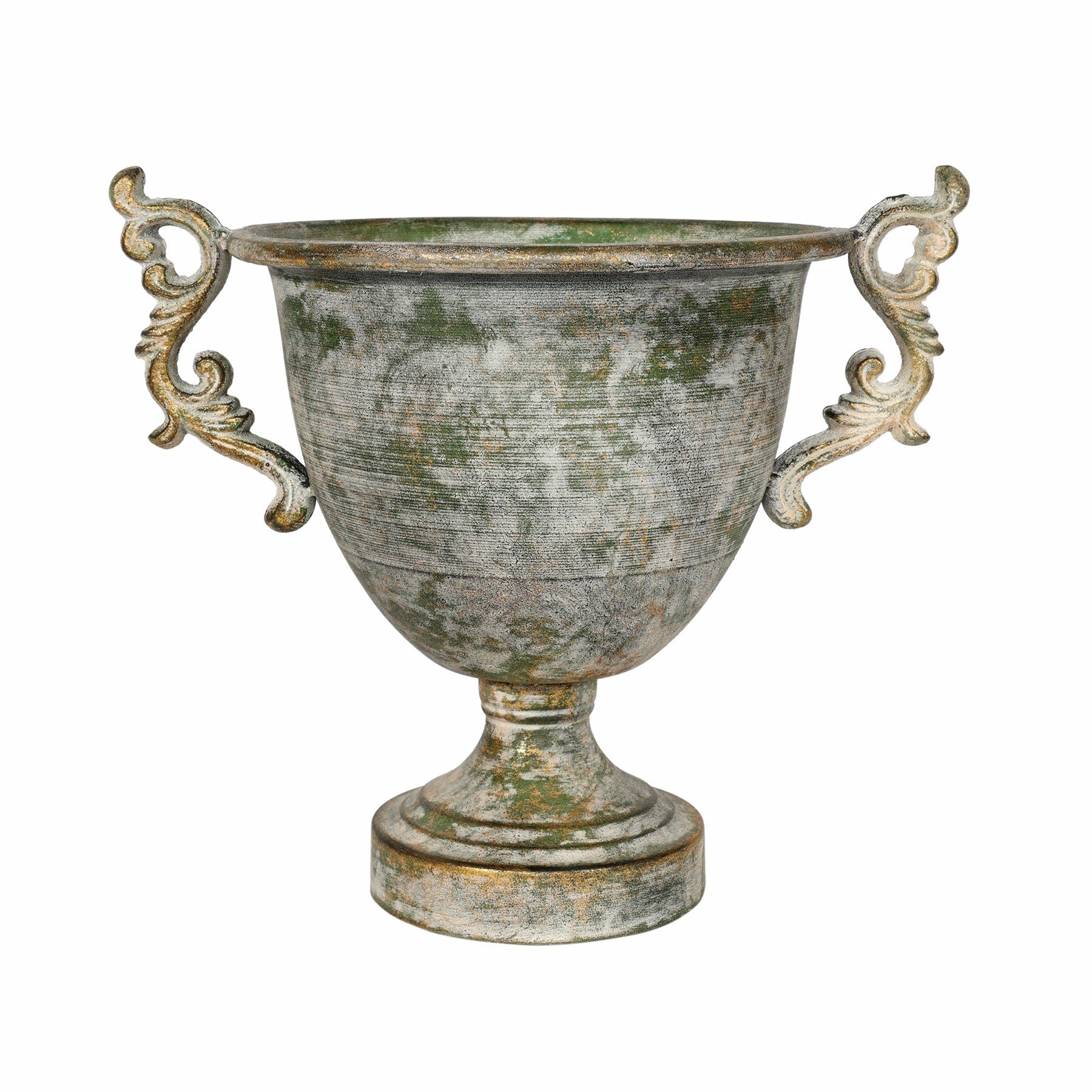 View Brocante Scroll Flower Bowl Silver 28cm information