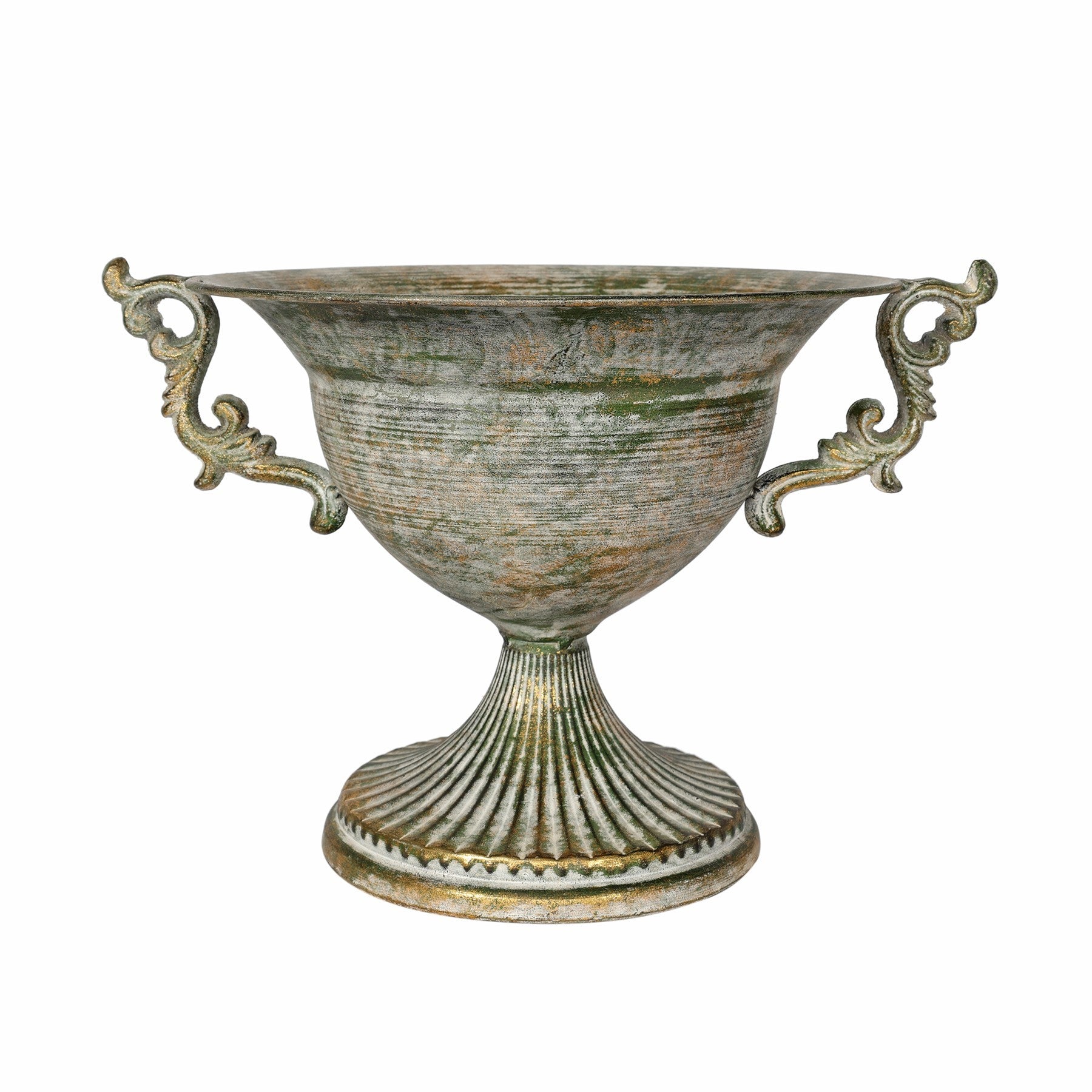 View Brocante Fluted Scroll Bowl Silver 33cm information