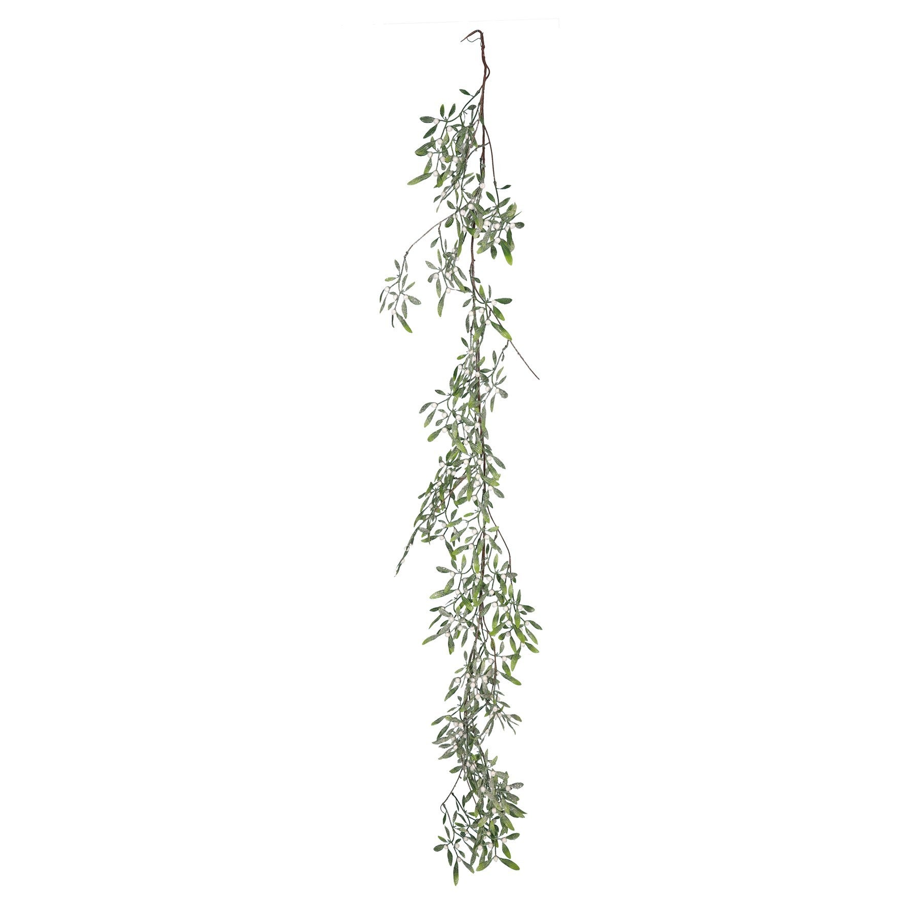 View Frosted White Berry Mistletoe Garland 180cm information