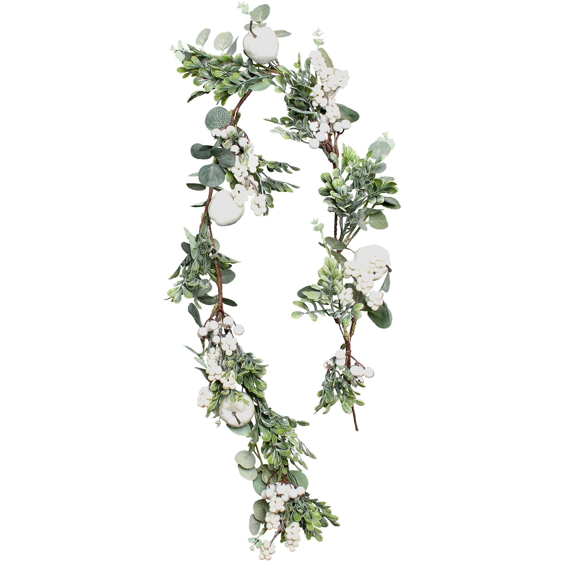 View Eucalyptus White Berry Apple Garland 120cm information