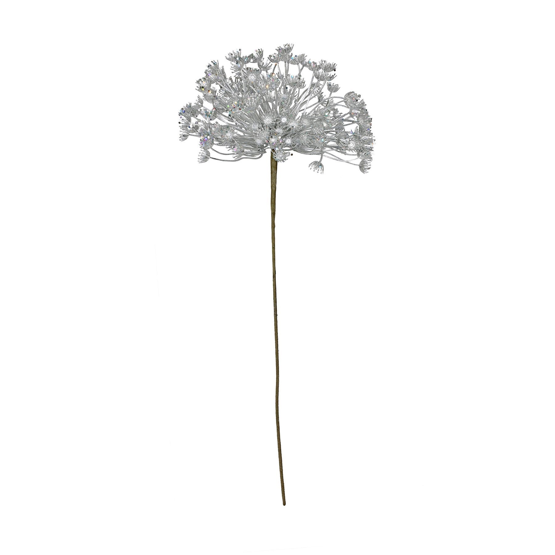 View Silver Metallic Allium with Giltter information