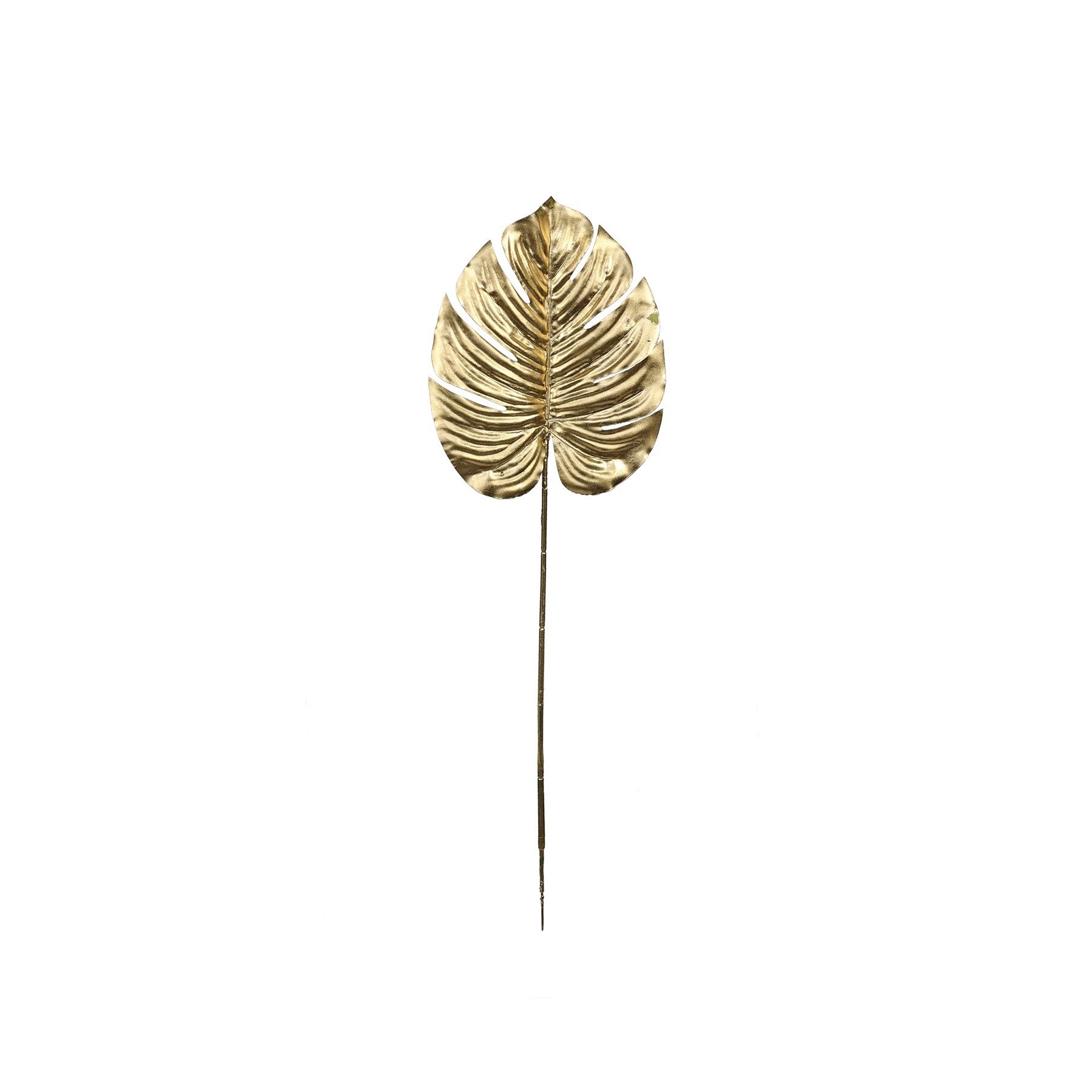 View Gold Metallic Monstera Leaf Small information