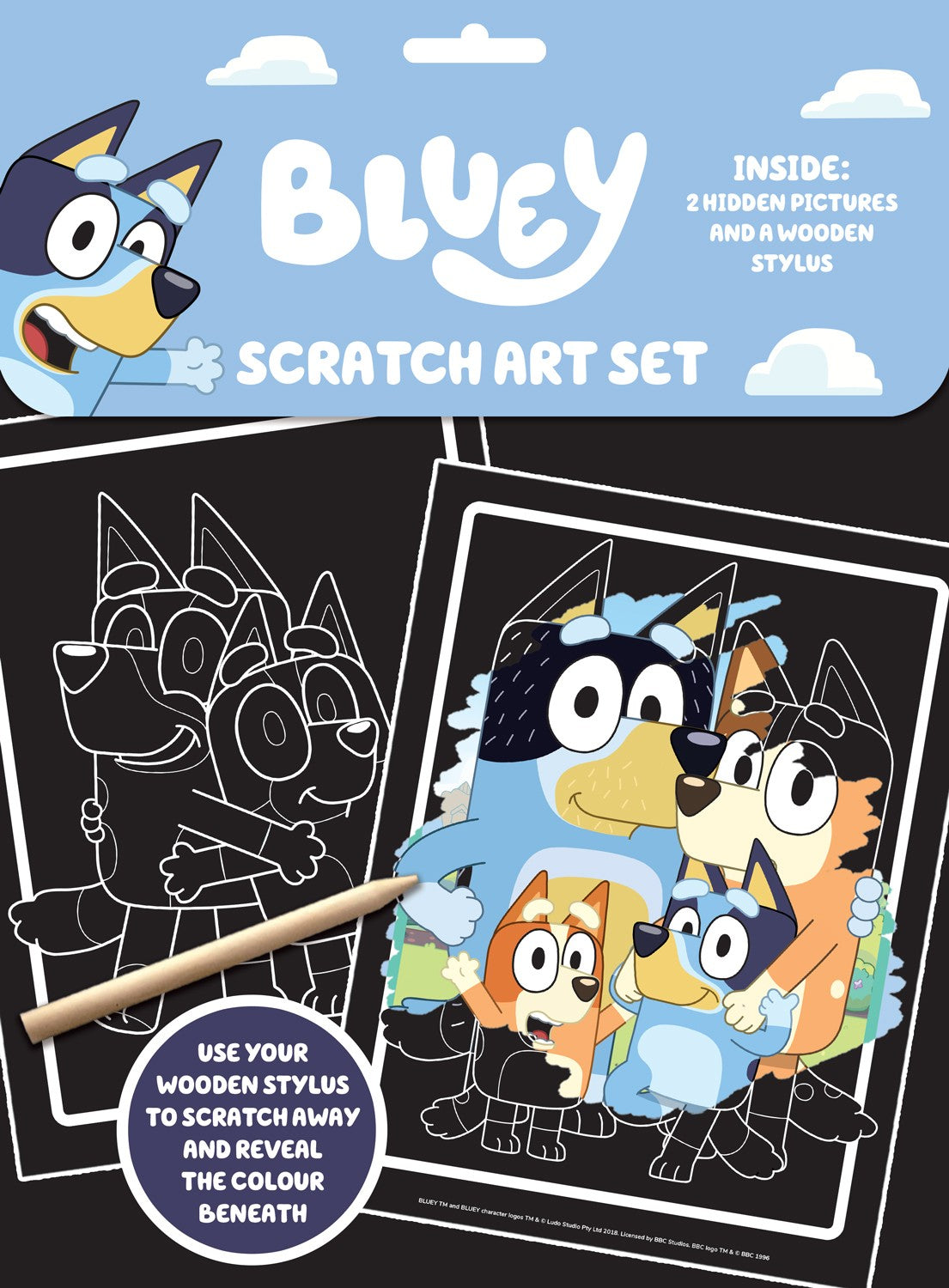 View Bluey Scratch Art Set information