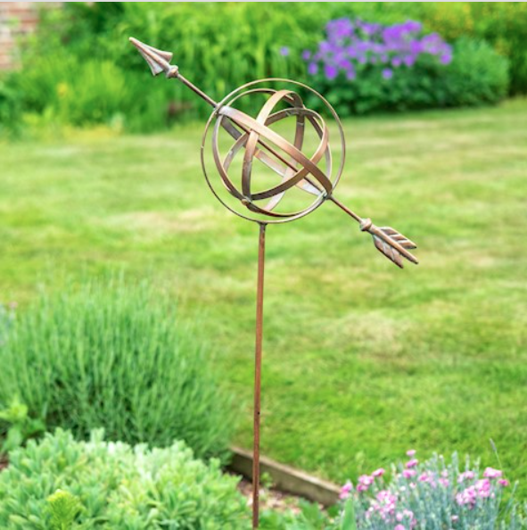 View Armillary Flower Stake information