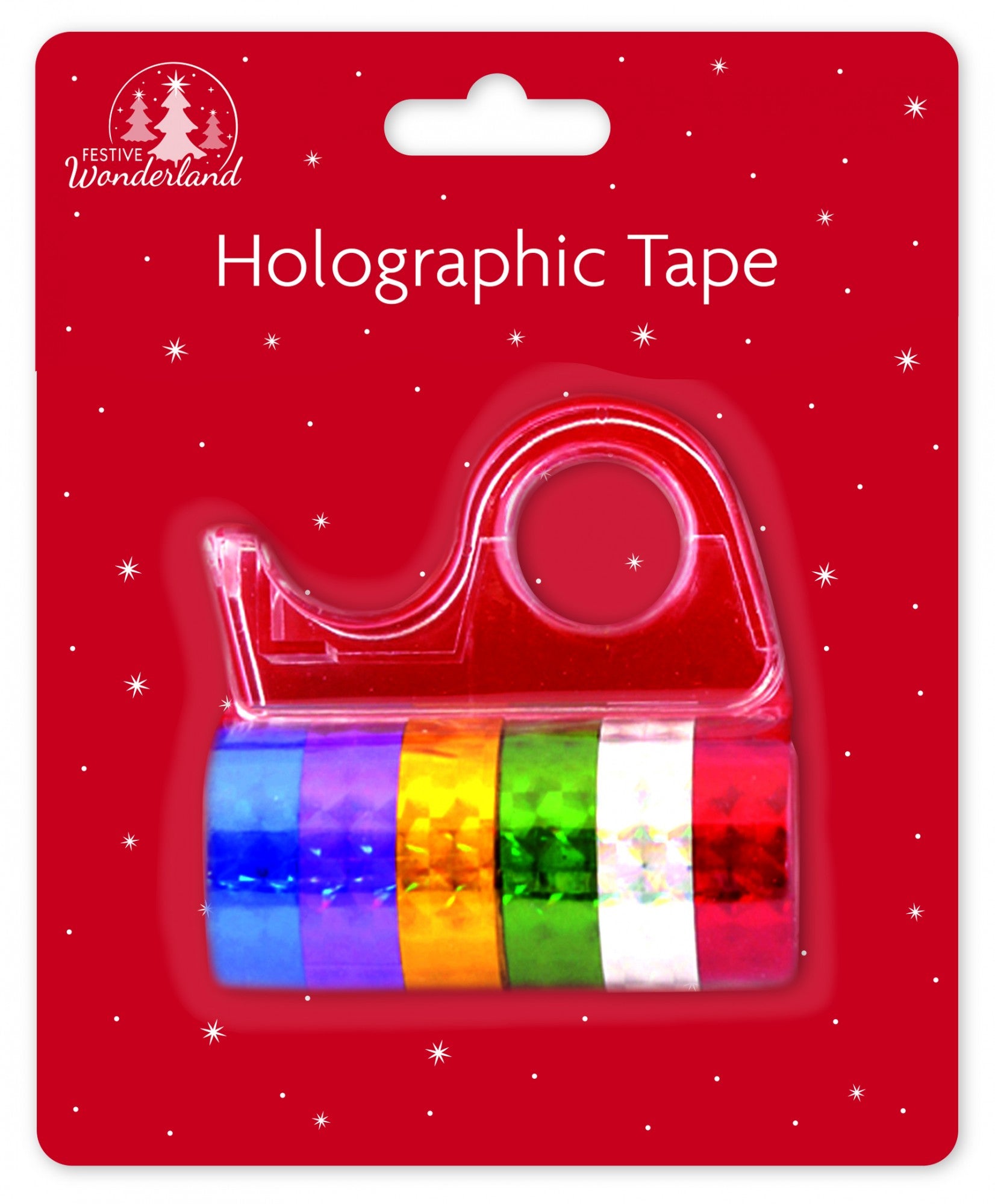 View Christmas Holographic Tape with Dispenser information