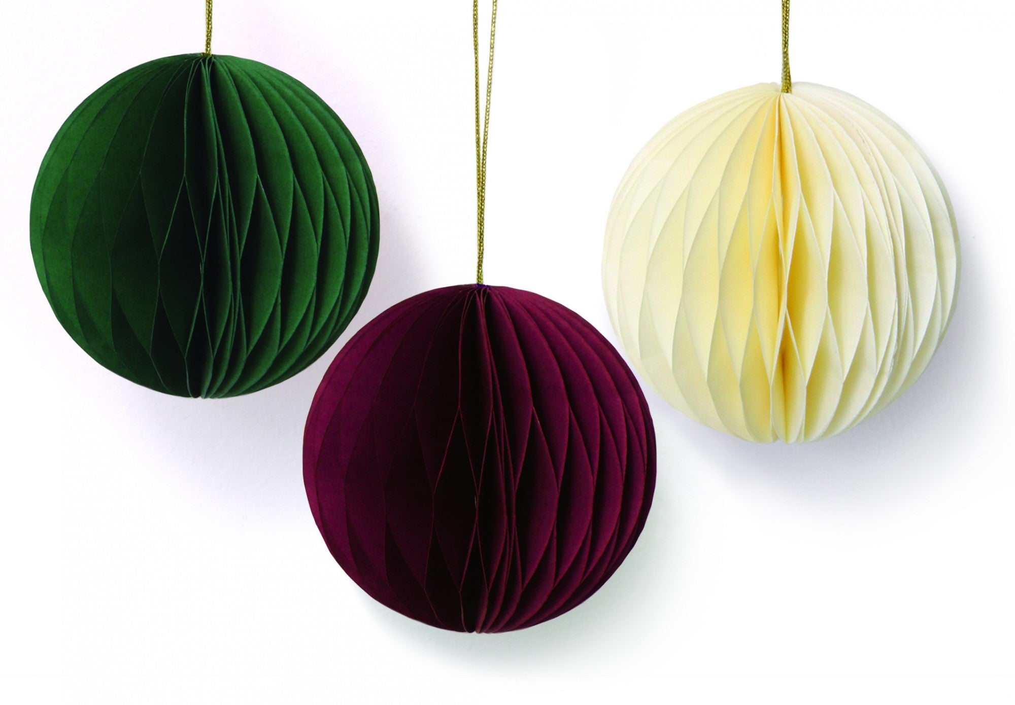 View Round Paper Baubles Pack of 6 information