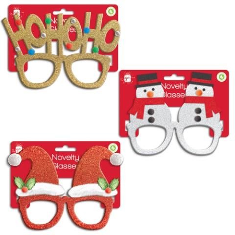 View Novelty Christmas Glasses Assorted information