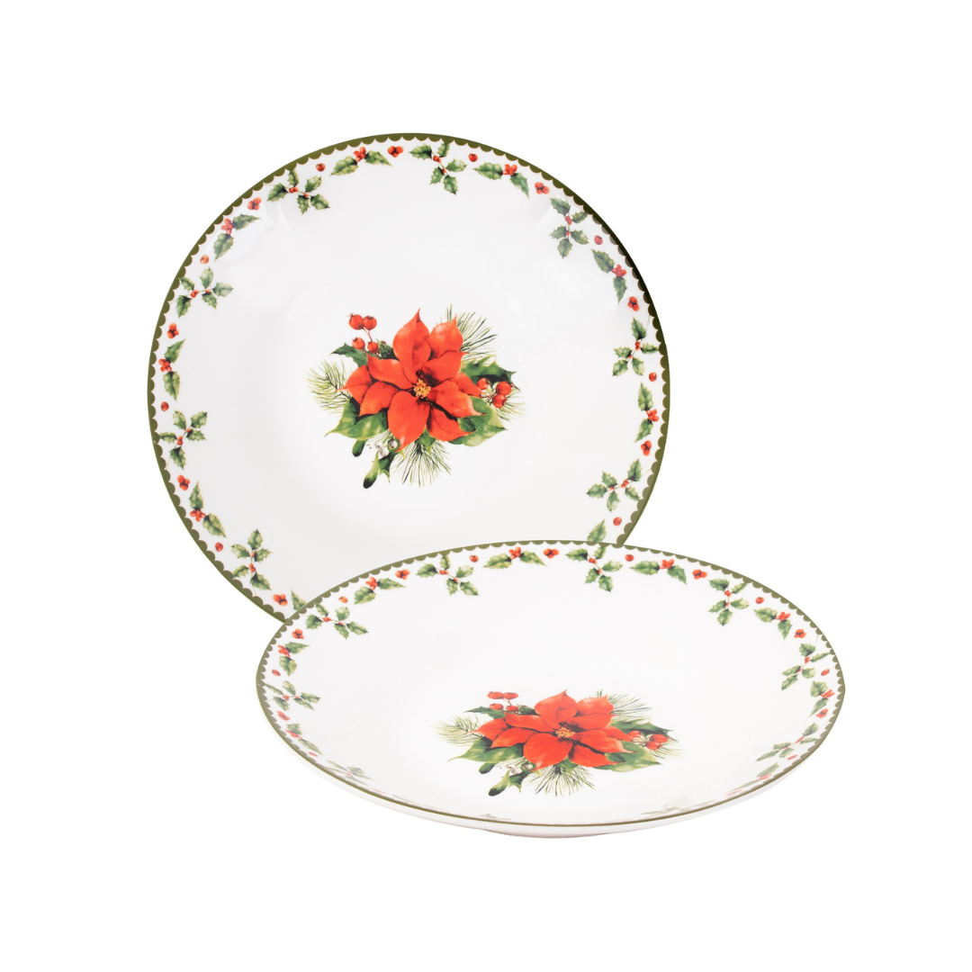 View Christmas Holly China Bowls Set of 2 information