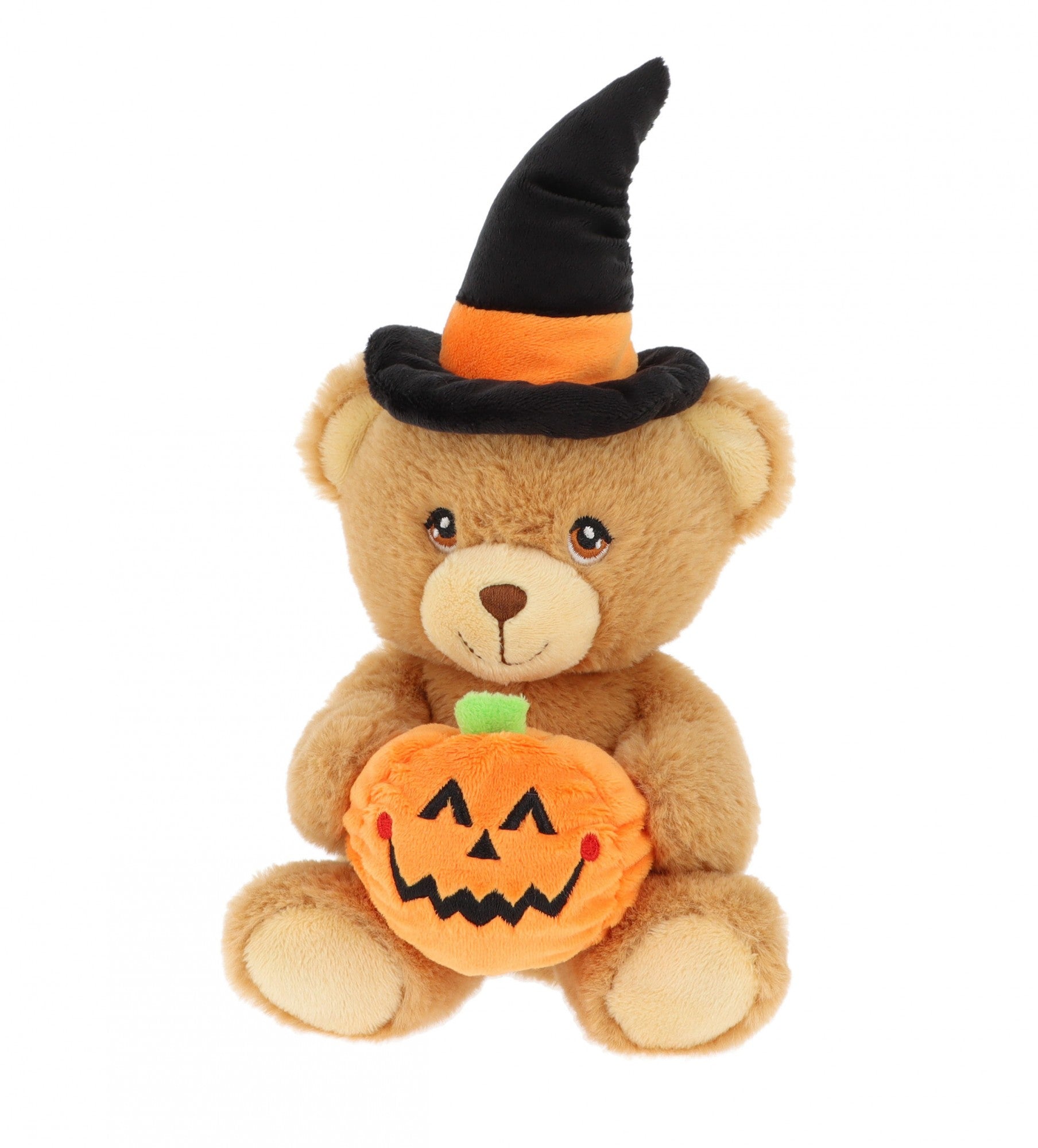 View Keeleco Bear with Witch Hat Pumpkin 15cm information