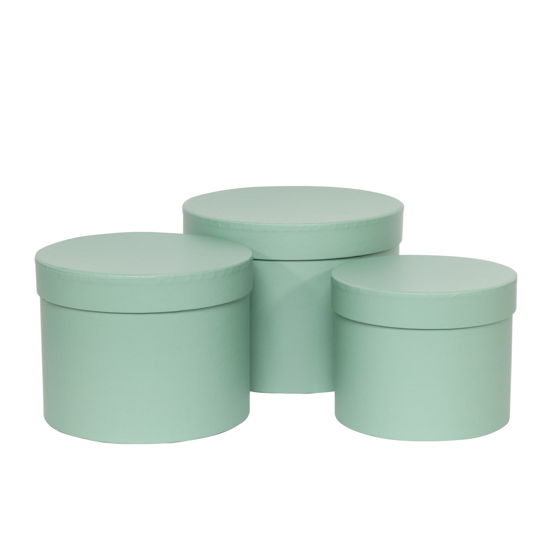 View Soft Green Hat Box Set of 3 Largest D19 x H144cm information