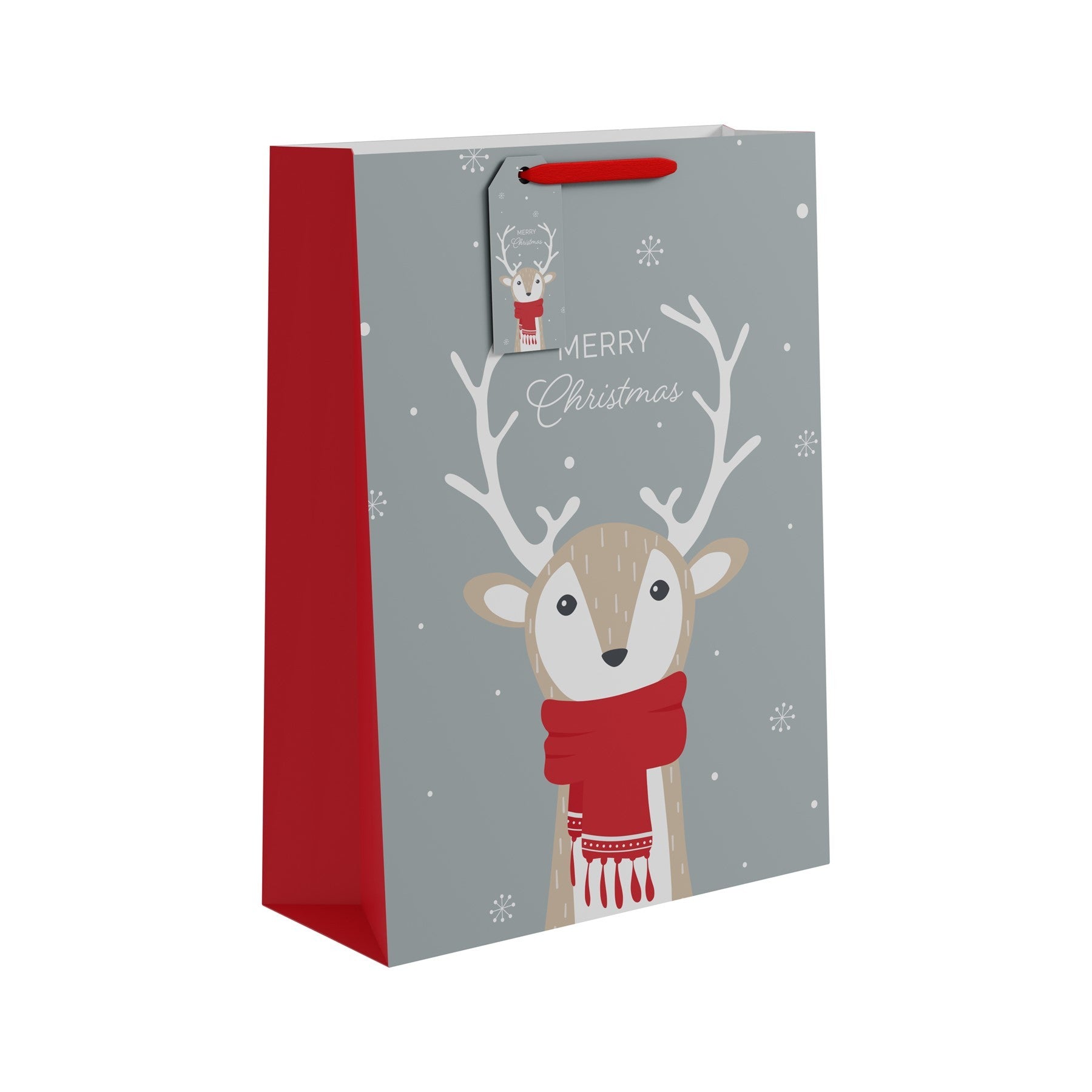 View Merry Christmas Reindeer Gift Bag Extra Large information