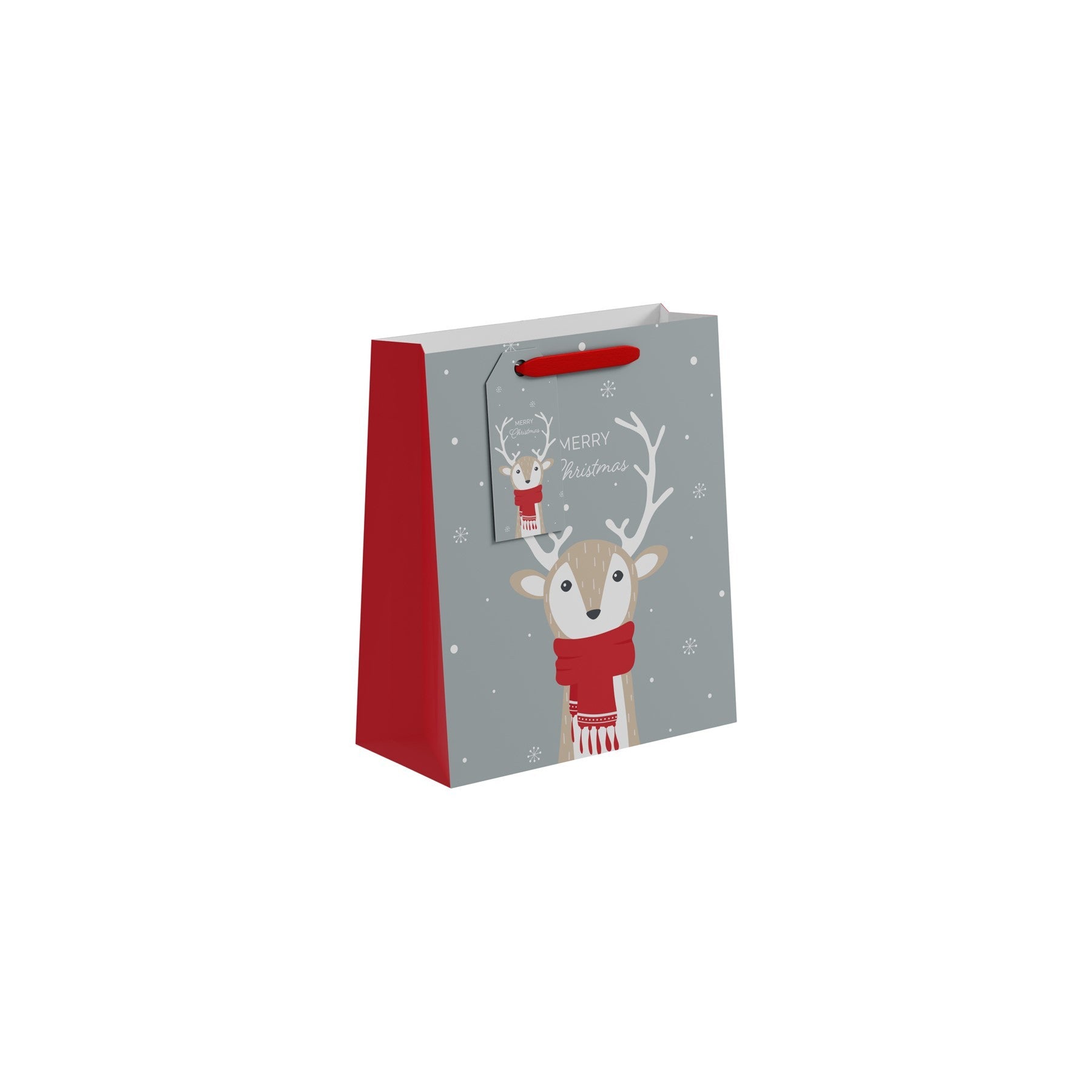 View Merry Christmas Reindeer Gift Bag Medium information