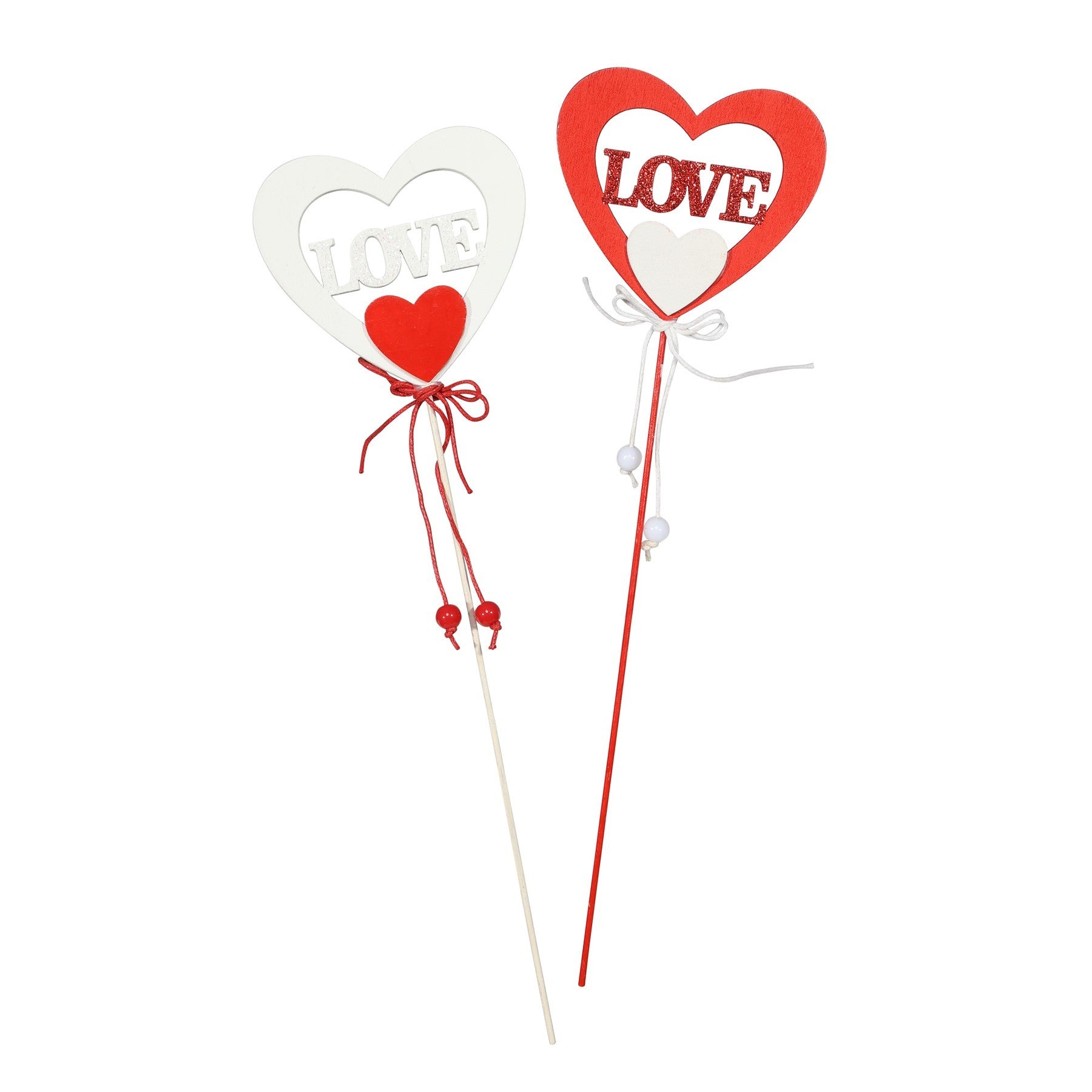View Love Wooden Picks Pack of 10 information