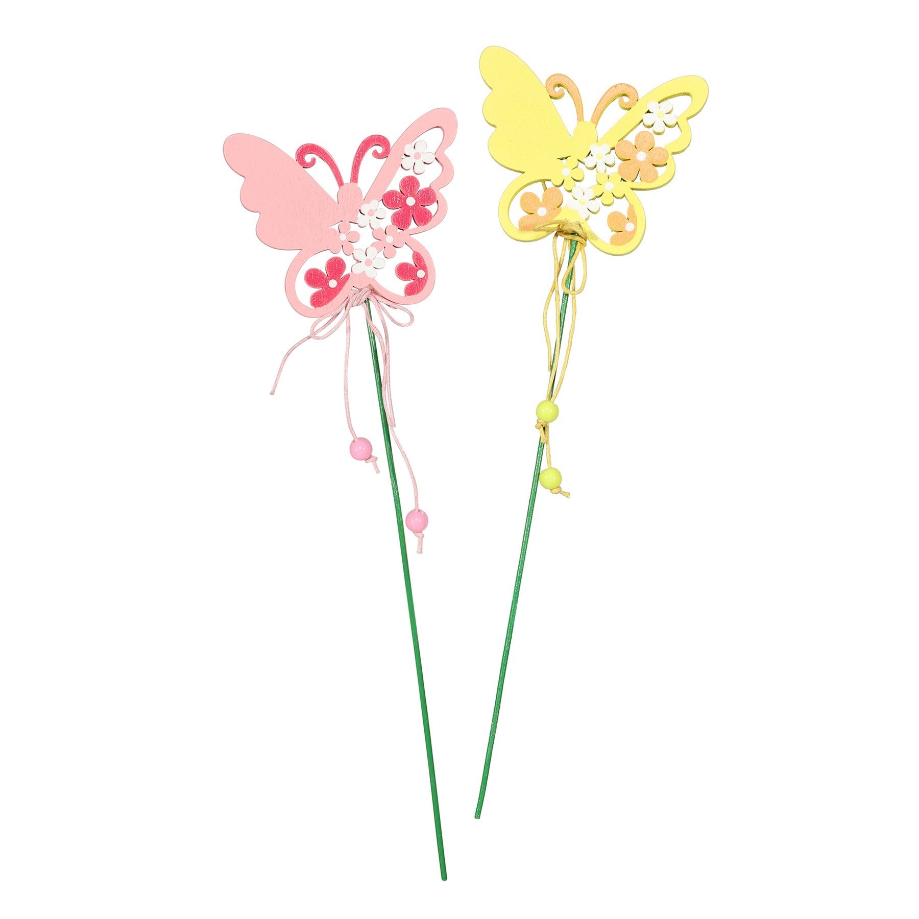 View Butterfly and Flower Wooden Picks Pack of 10 information