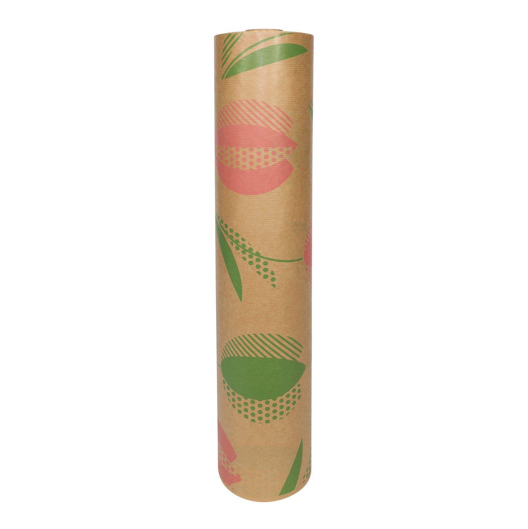 View Pink and Green Tulip Kraft Paper 50cm information