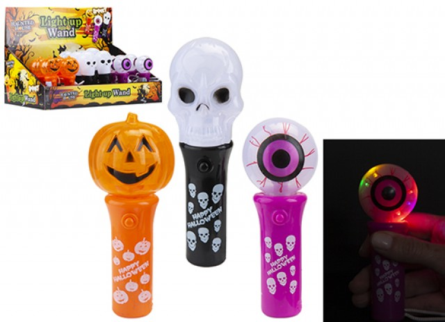 View Halloween Light Up Wand Assorted information