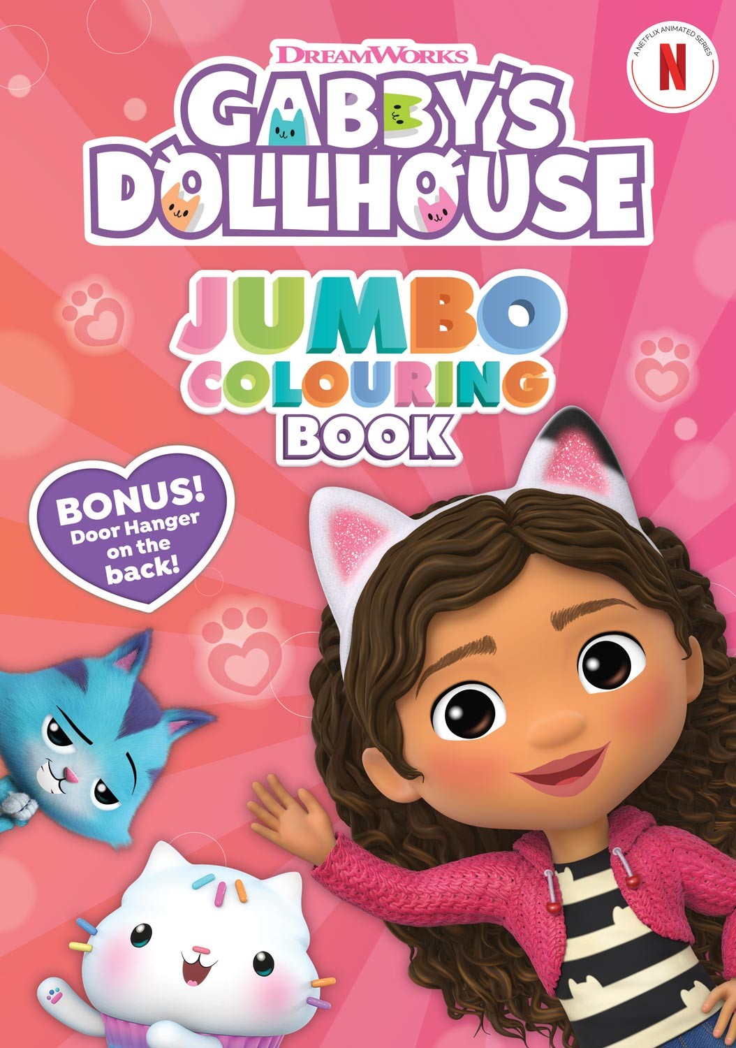 View Gabbys Dollhouse Jumbo Colouring Book information