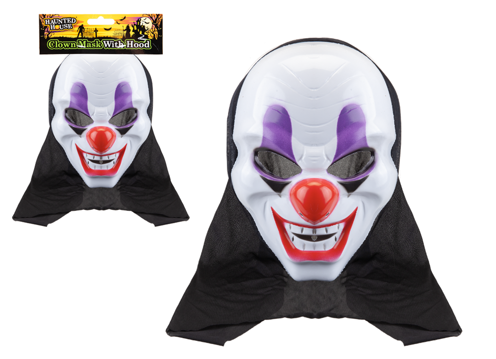 View Clown Mask with Hood information