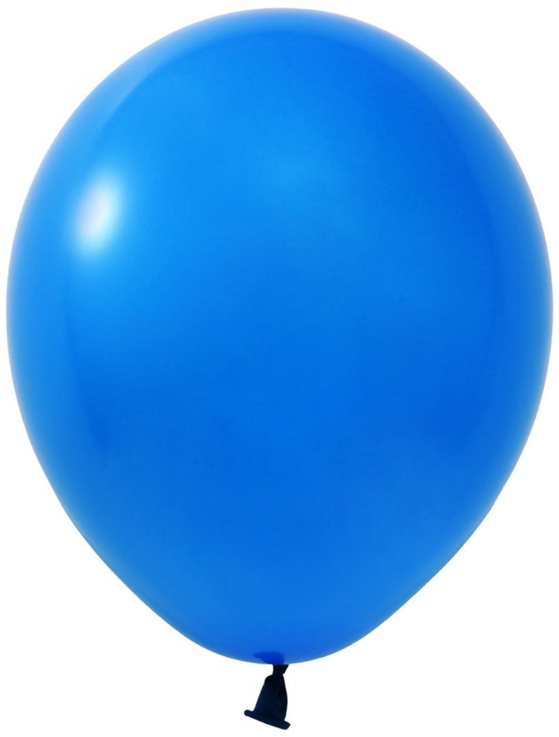 View Blue Latex Balloon 10inch Pack of 100 information