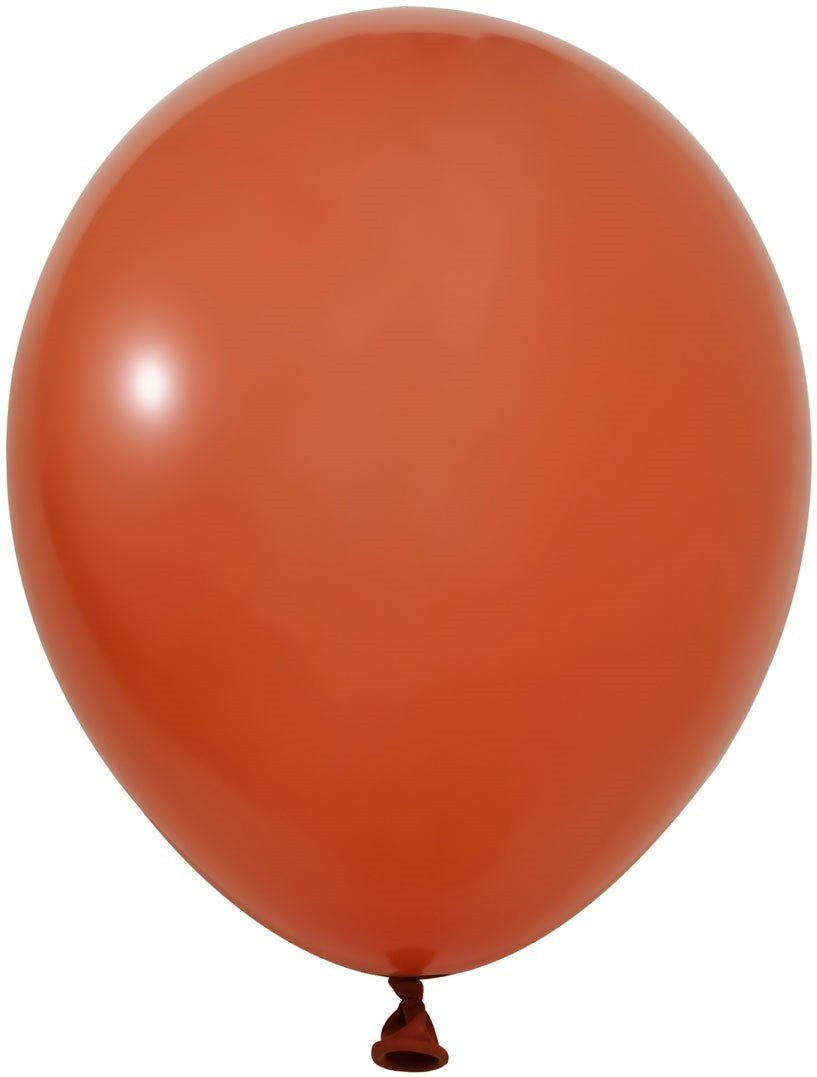 View Terracotta Latex Balloon 10inch Pack of 100 information