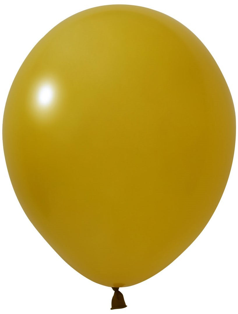 View Mustard Latex Balloon 10inch Pack of 100 information