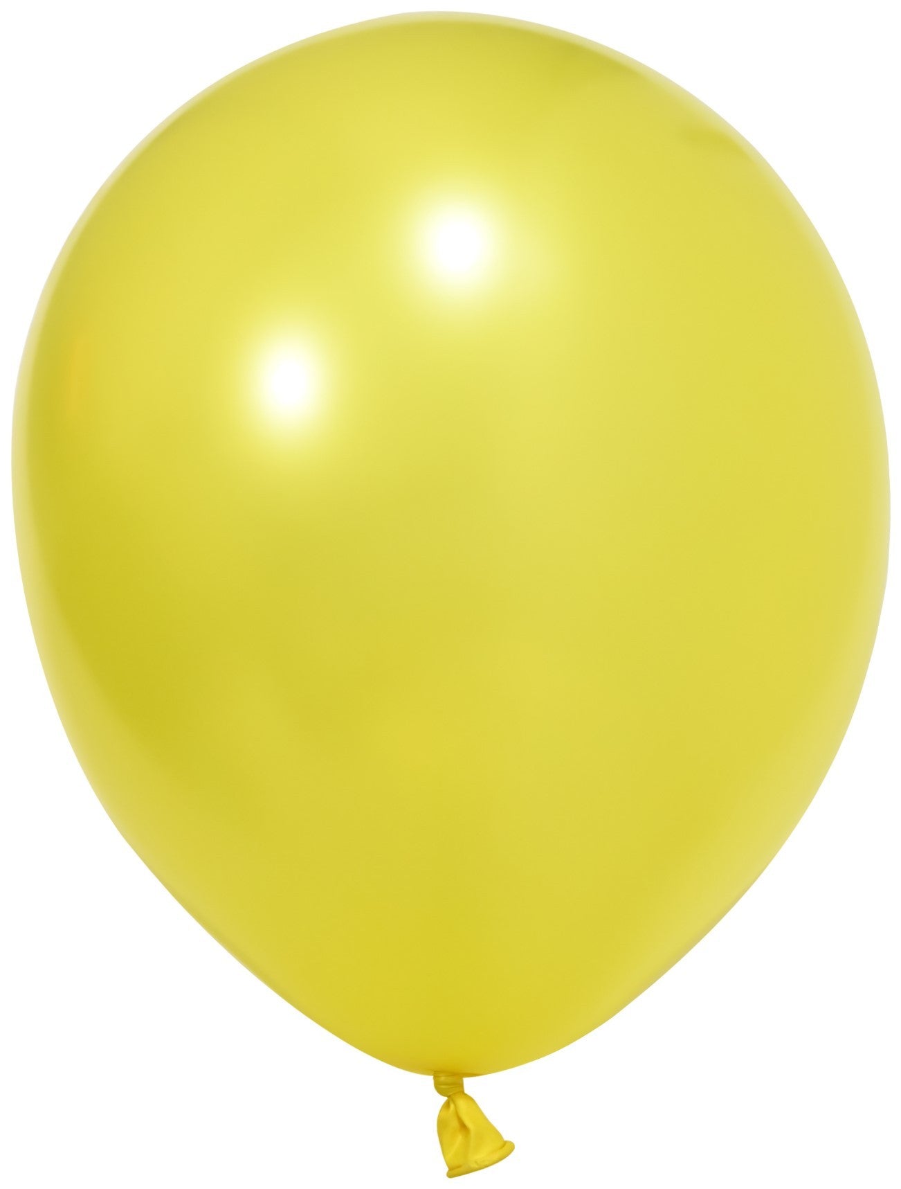 View Yellow Metallic Latex Balloon 10inch Pack of 100 information