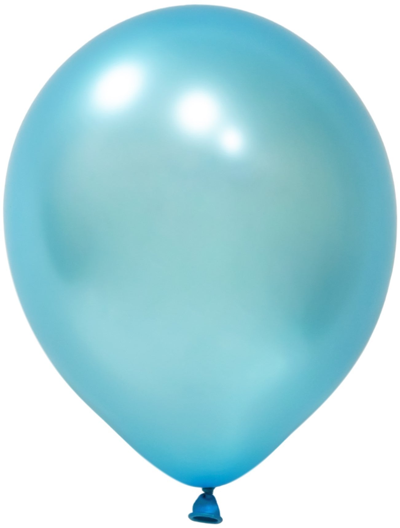 View Light Blue Metallic Latex Balloon 10inch Pack of 100 information