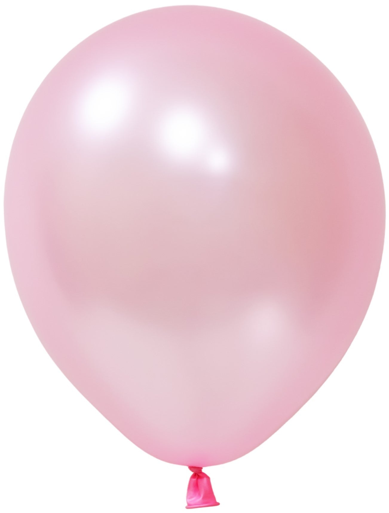 View Pink Metallic Latex Balloon 10 inch Pack of 100 information