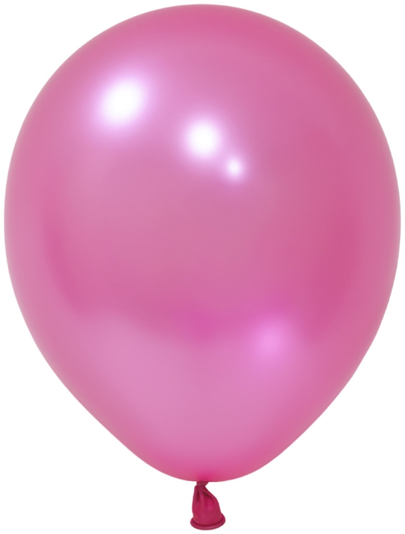 View Fuchsia Metallic Latex Balloon 10inch Pack of 100 information